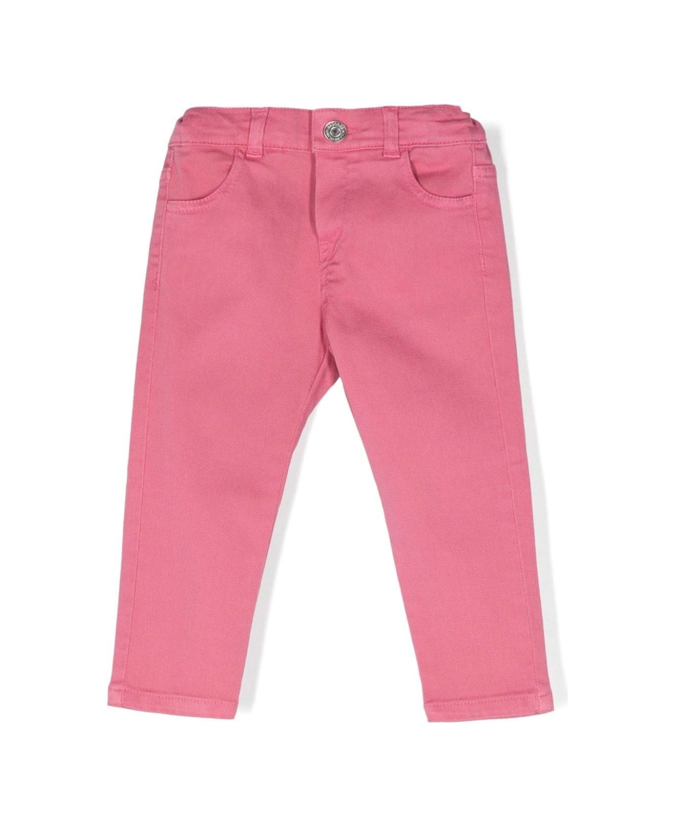 Missoni Kids Jeans Con Logo - Fucsia