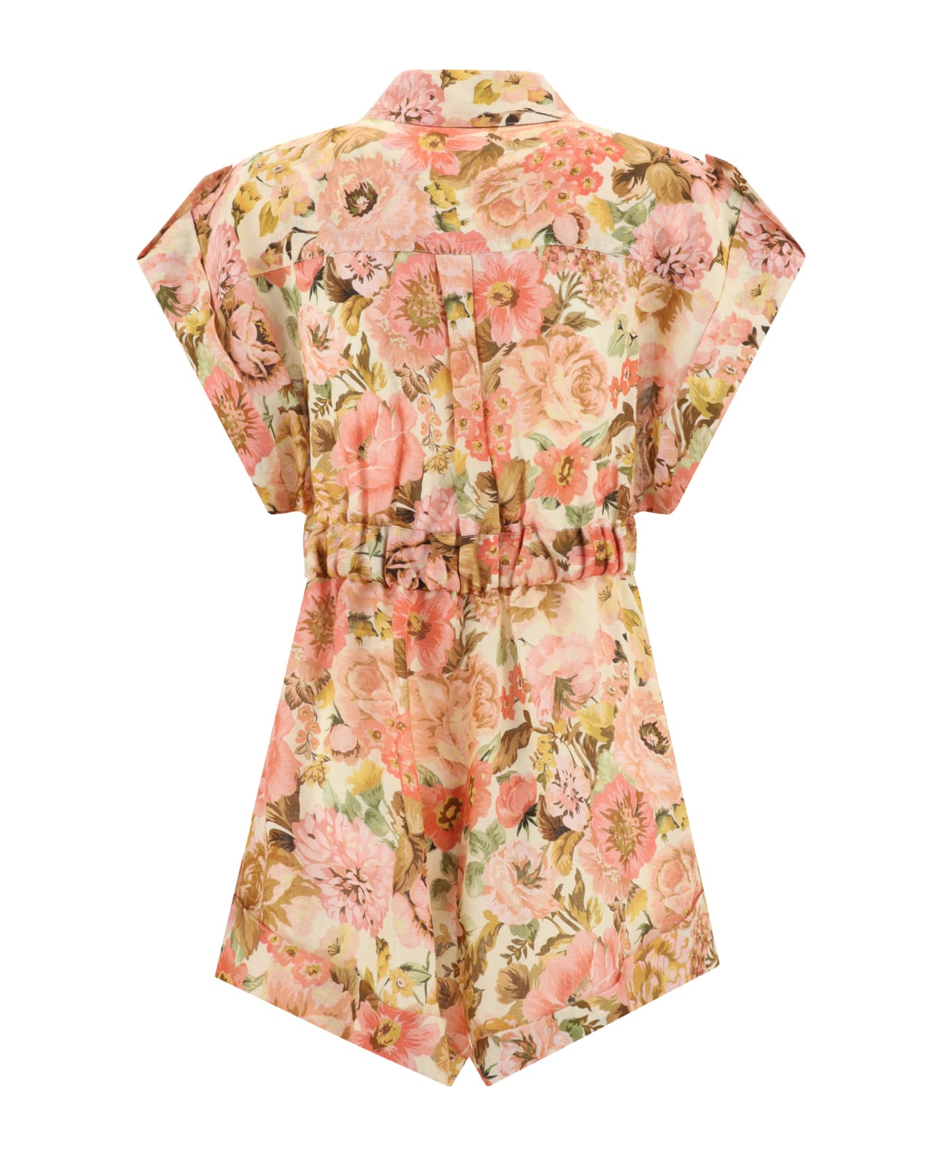 Zimmermann Golden Jumpsuit Dress - Pink Rose