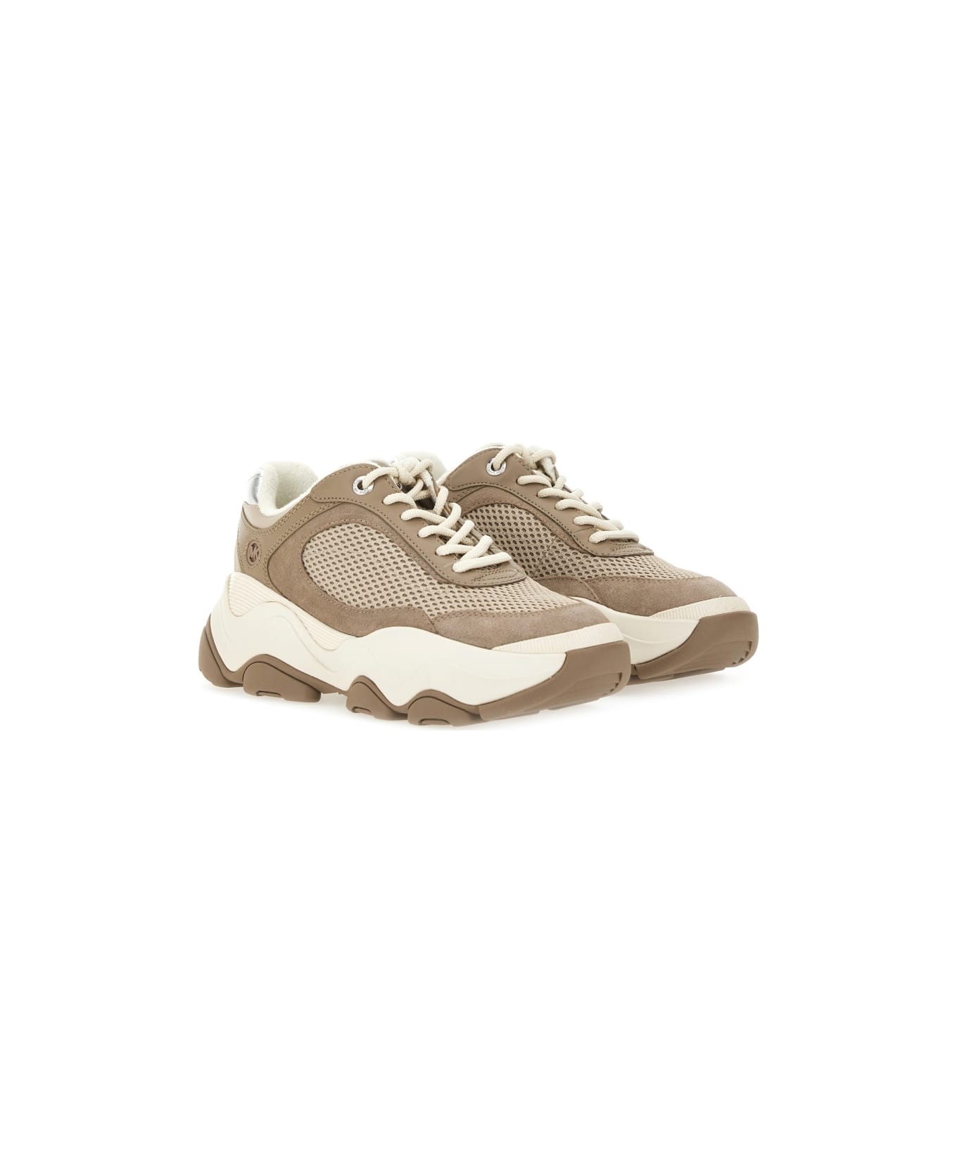 Michael Kors "atlas" Leather Sneaker - DOVE