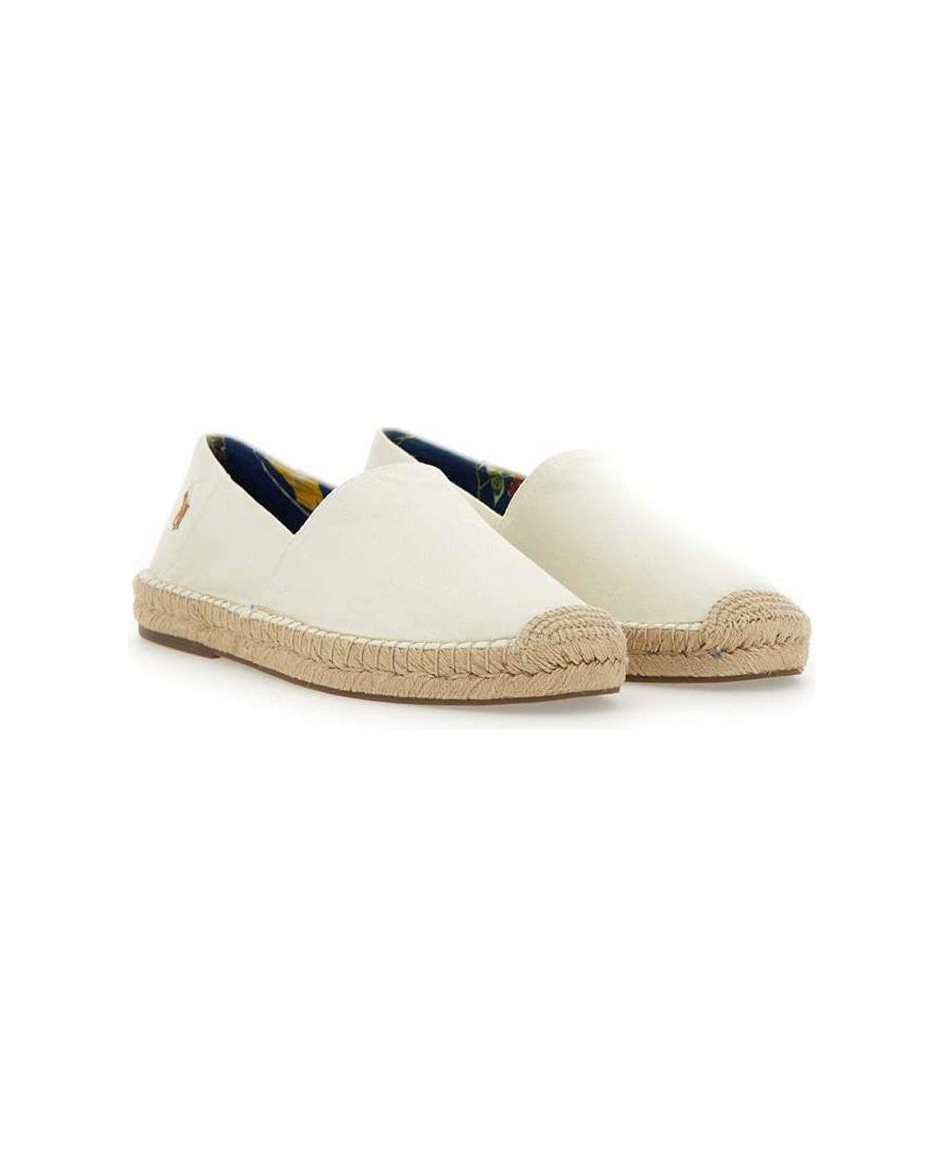 Polo Ralph Lauren Cevio Washed Espadrilles - Cream