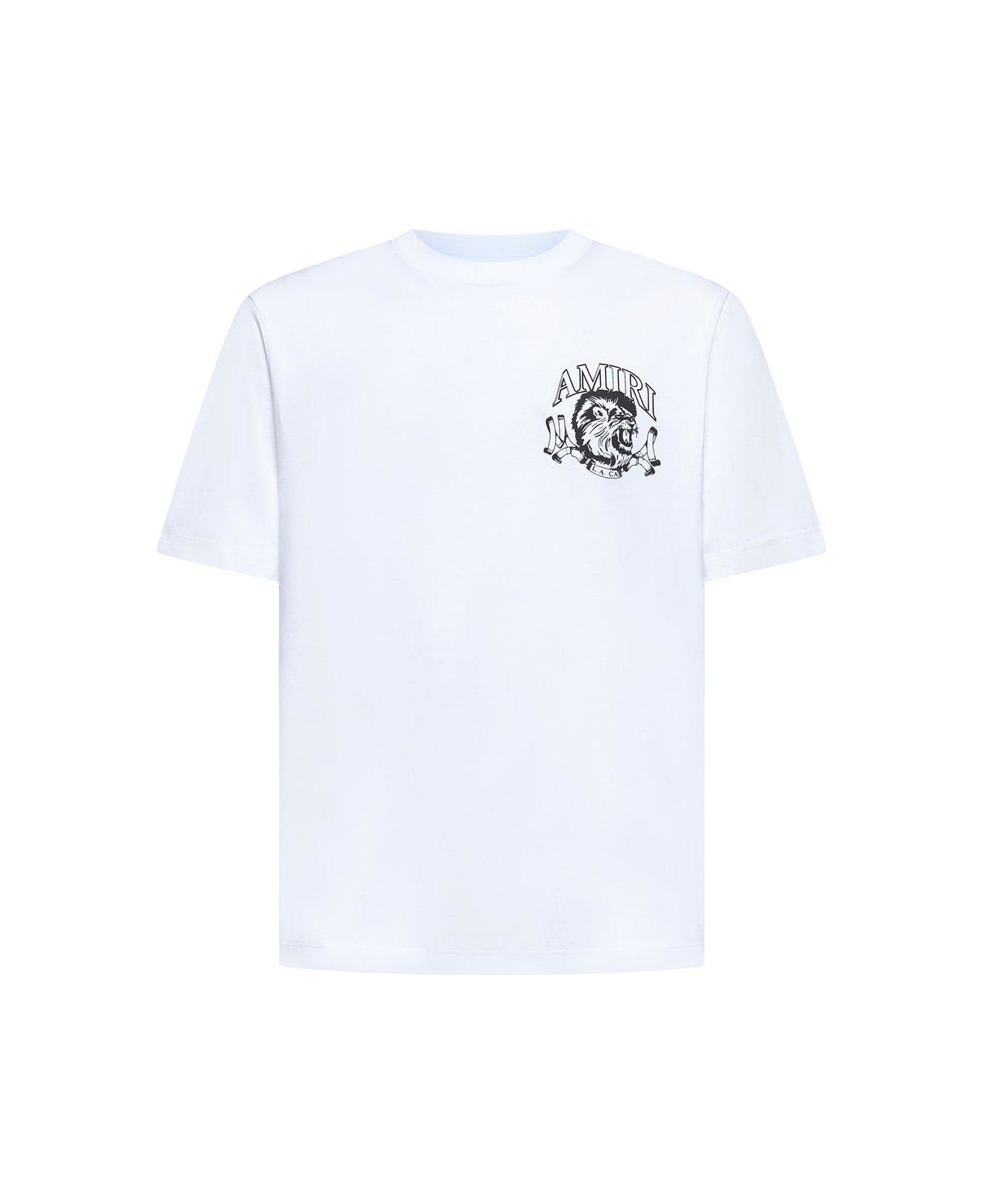 AMIRI Lion Outline Crewneck T-shirt - White