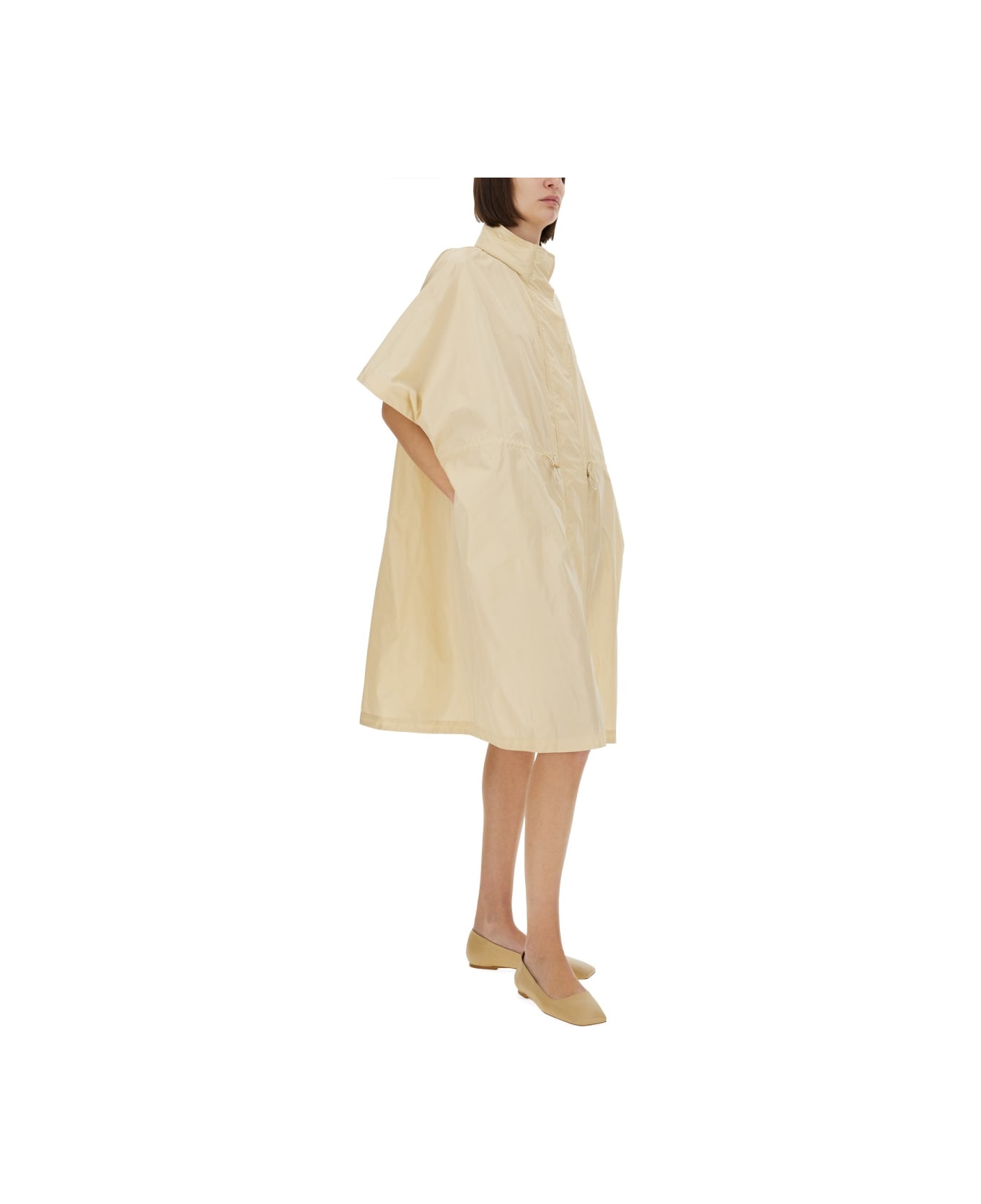 Fabiana Filippi Technical Taffeta Hood - IVORY