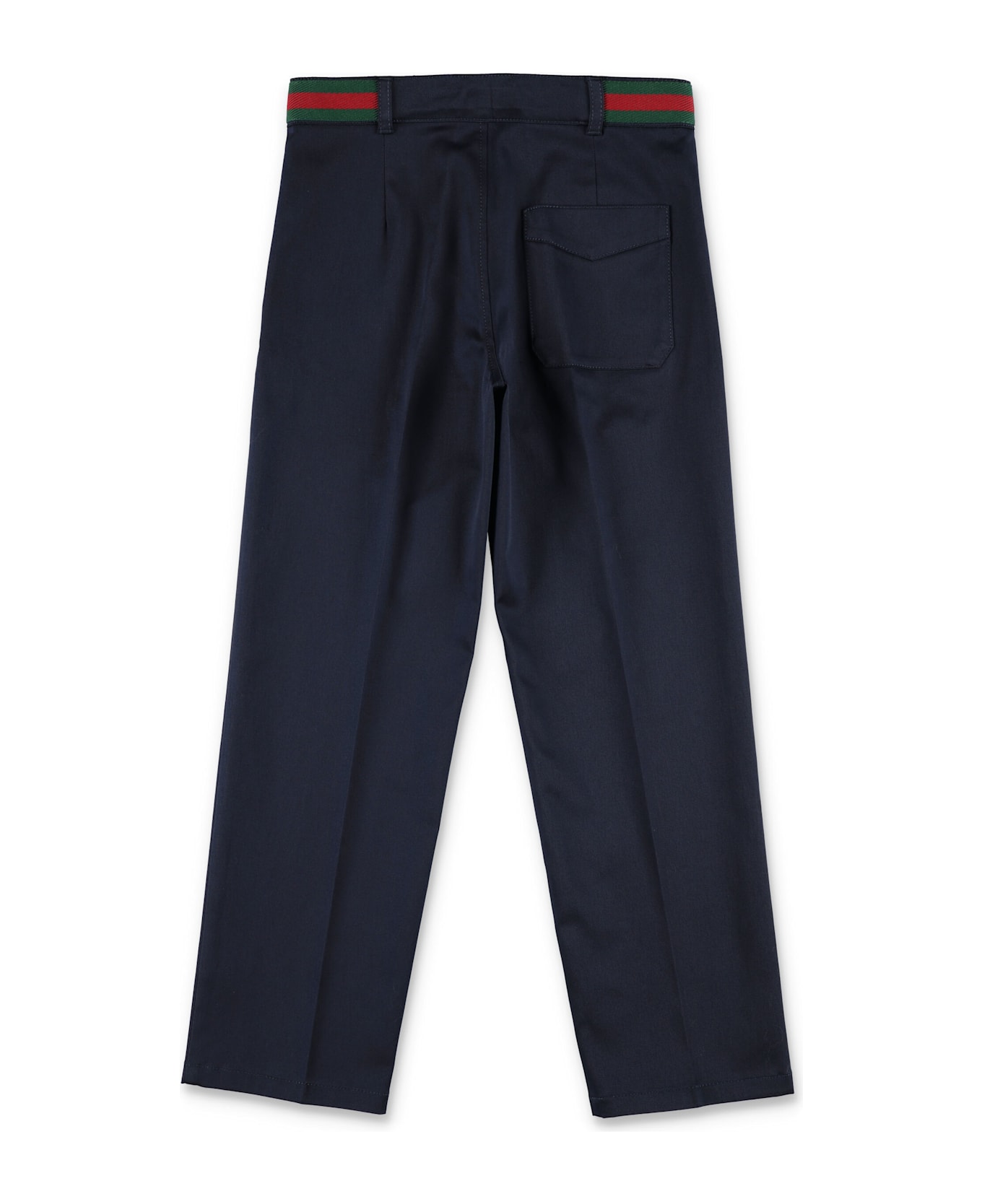 Gucci Kid - Gabardine Pants - BLU