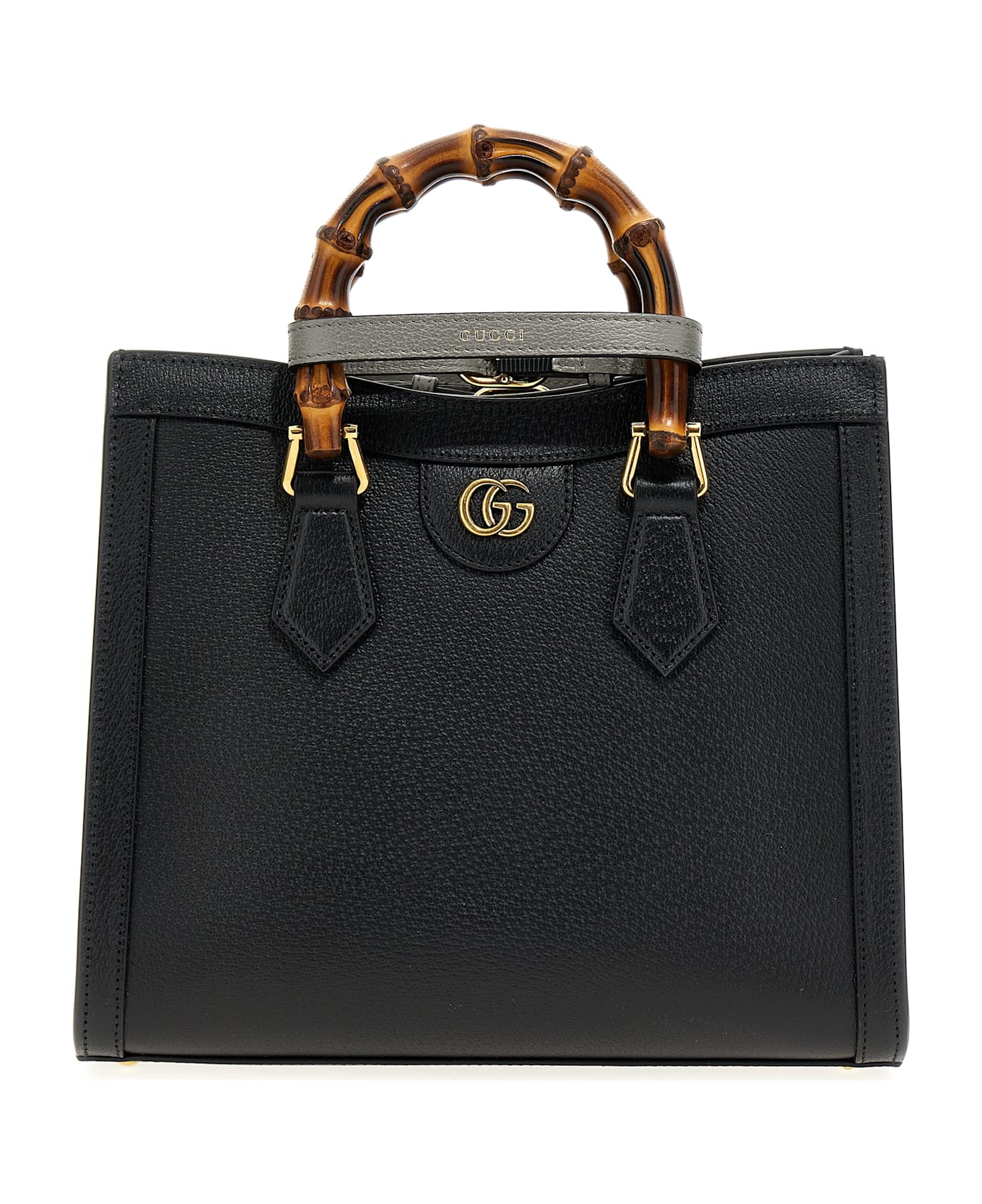 Gucci 'gucci Diana' Shopping Bag - Black