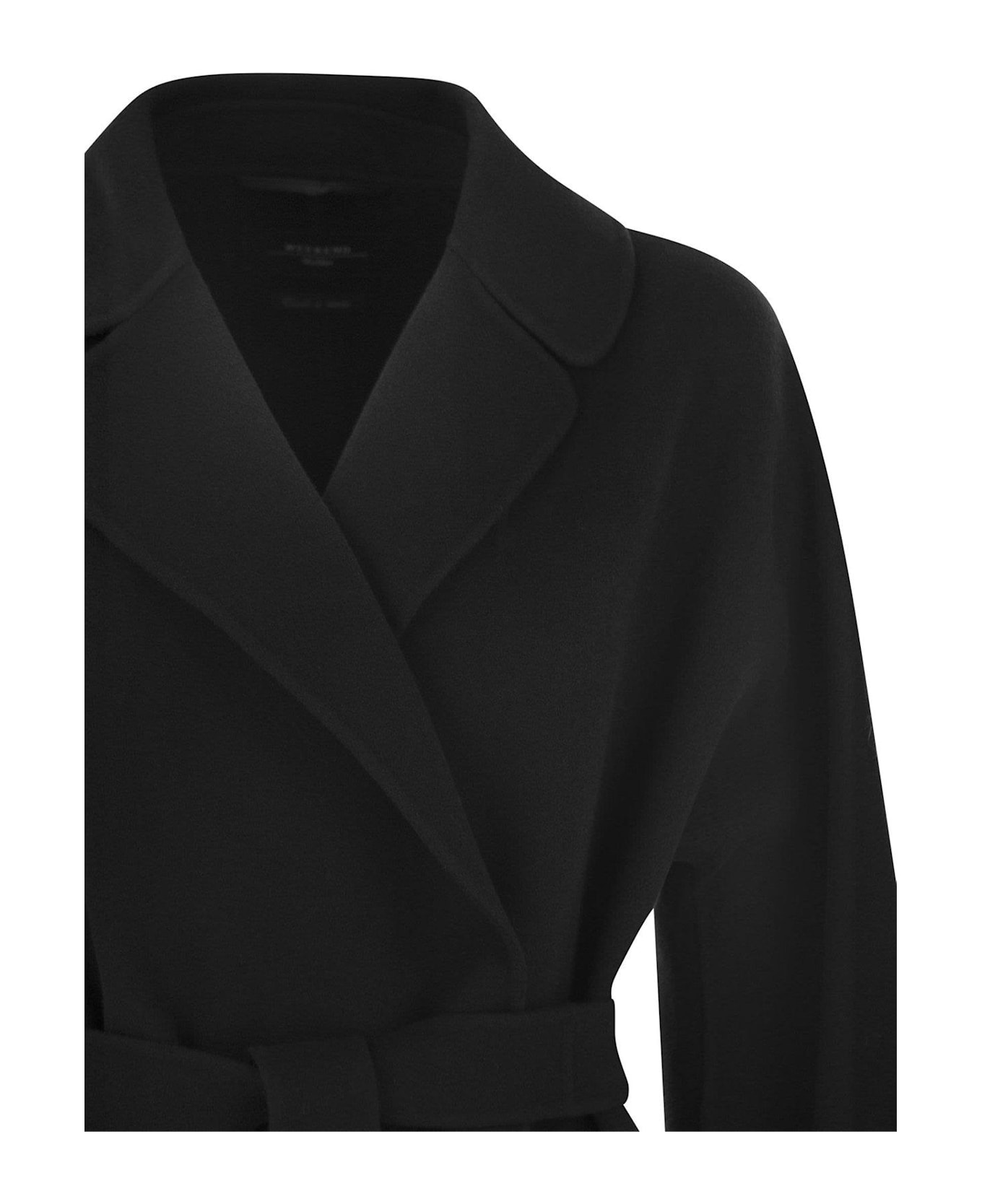 Weekend Max Mara Civada Tied-waist Coat - Nero