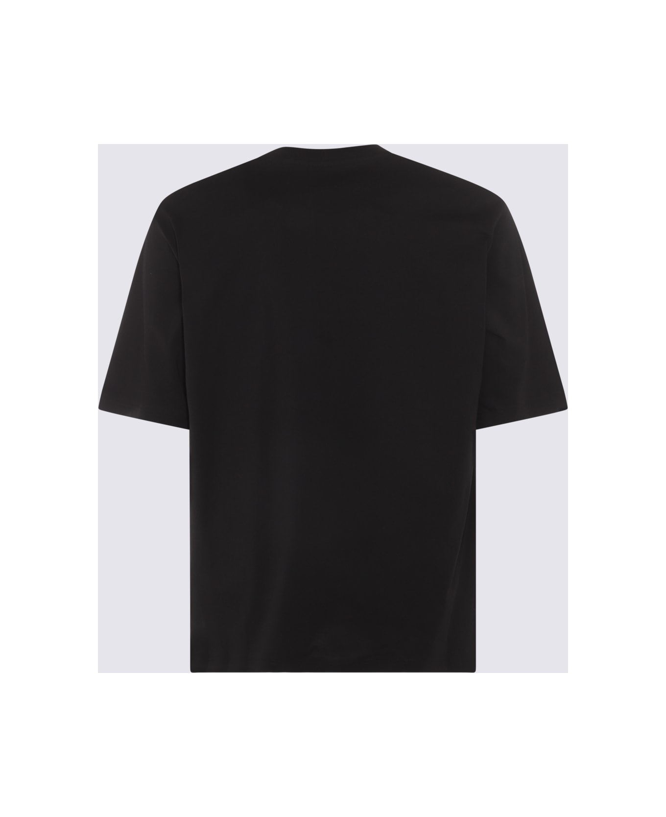 Moschino Black Cotton T-shirt - Black シャツ