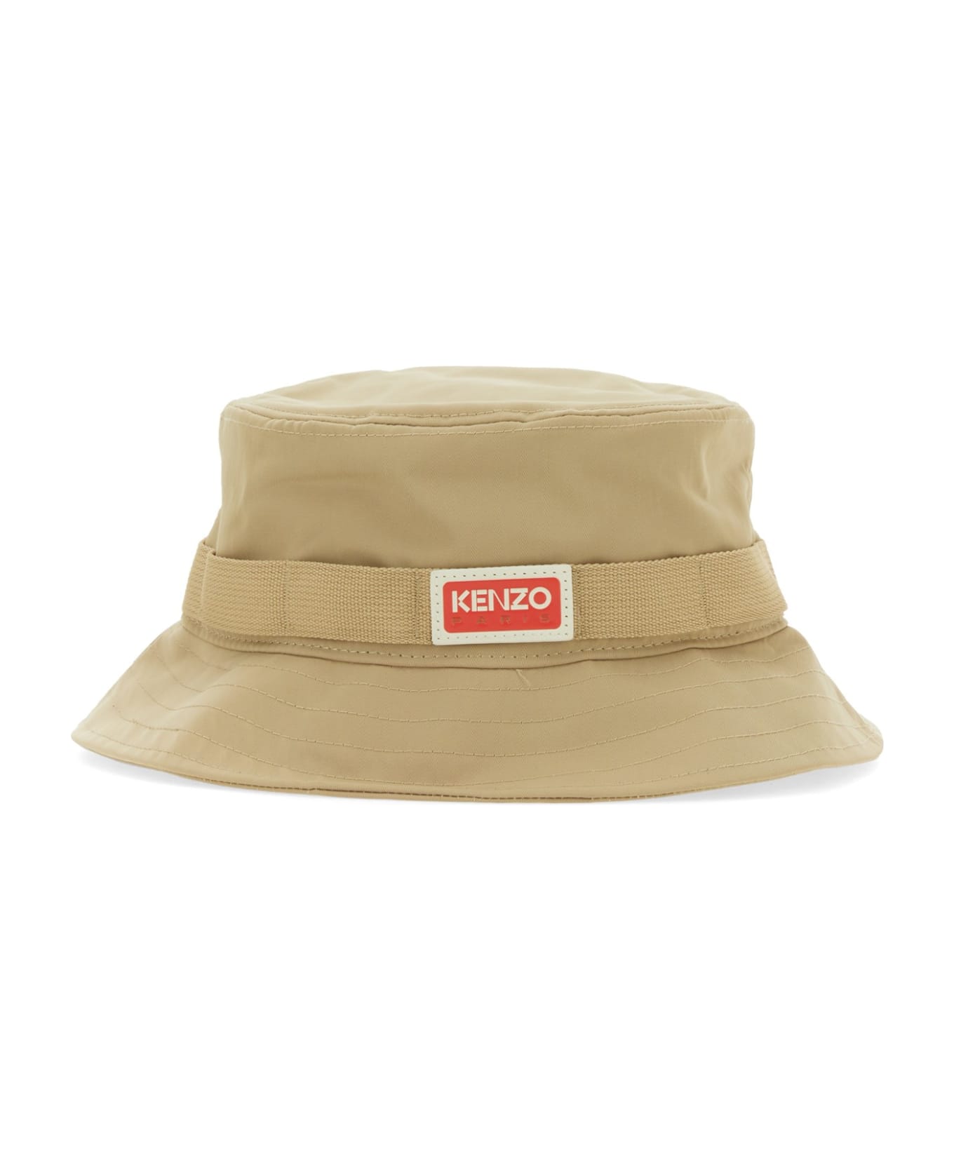 Kenzo Logo Strap Bucket Hat - Beige 帽子