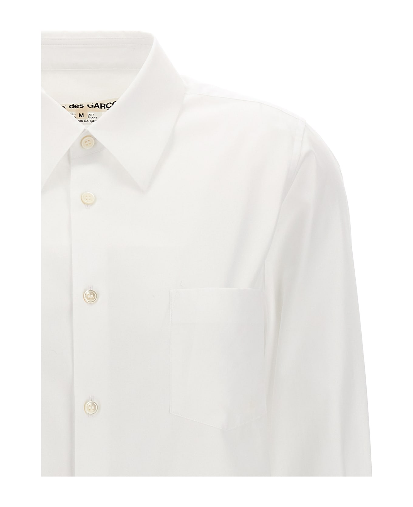 Comme des Garçons Asymmetrical Shirt - White シャツ