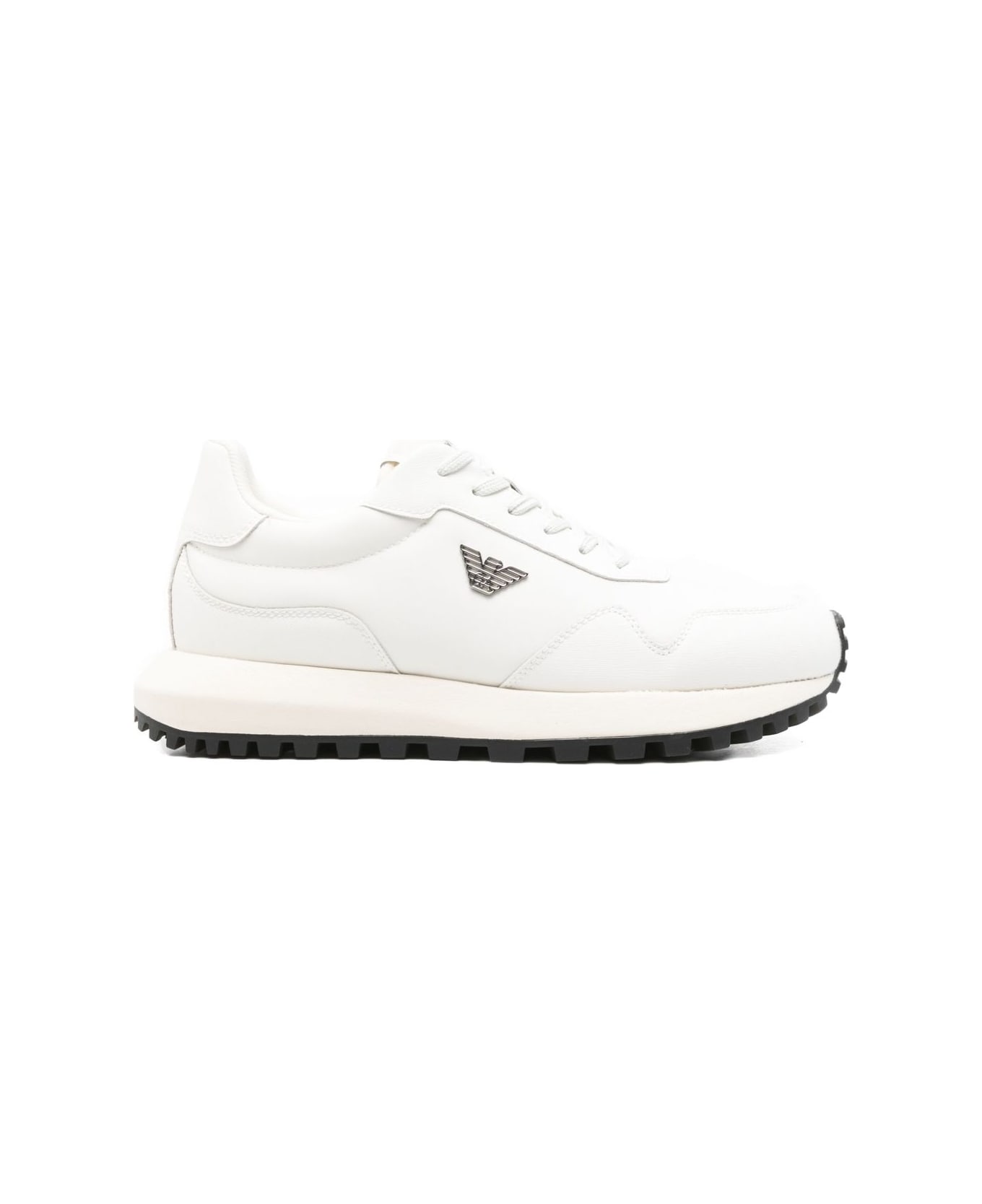 Emporio Armani Logo Sneakers - White