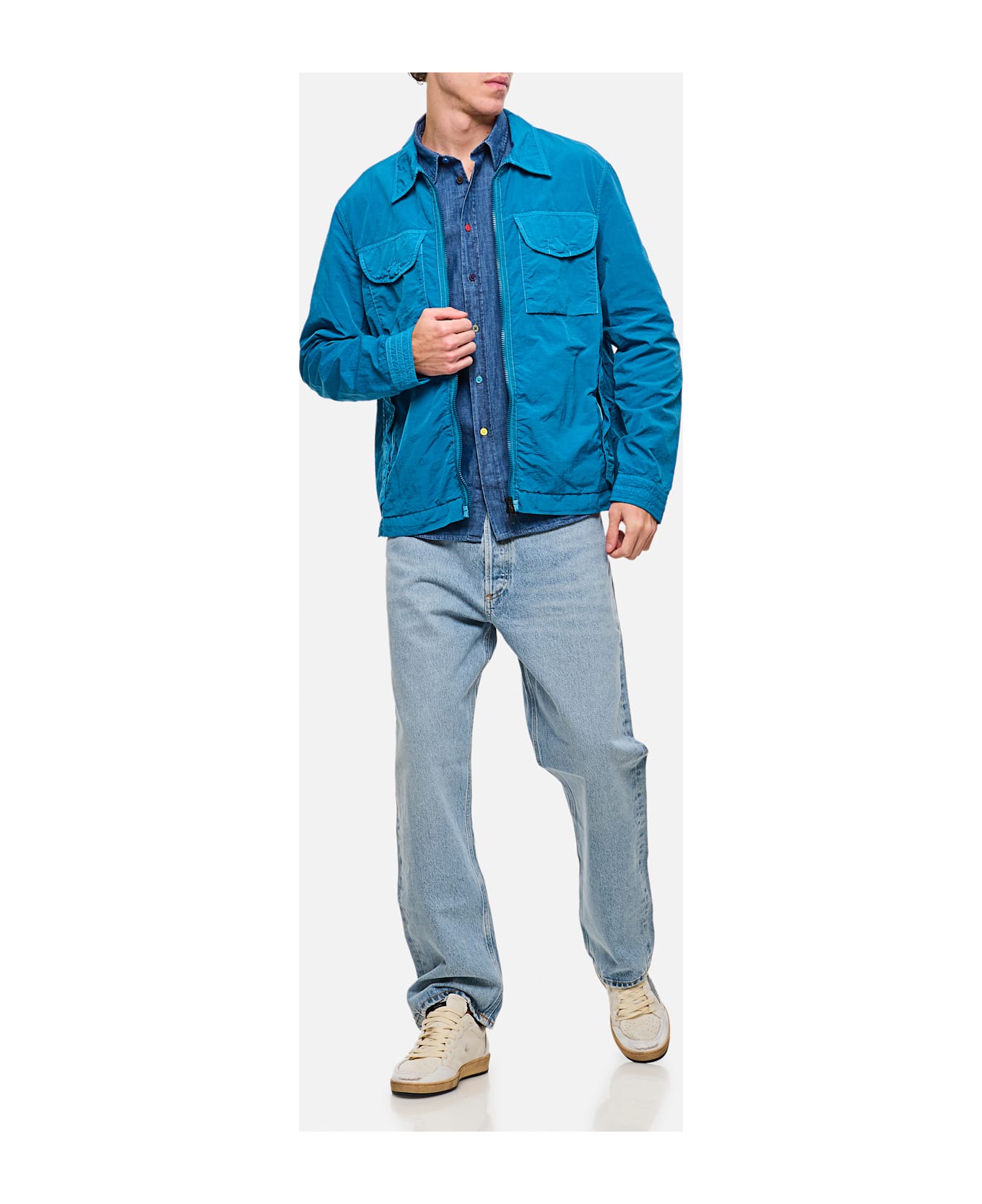 Paul Smith Pockets Jacket - Clear Blue