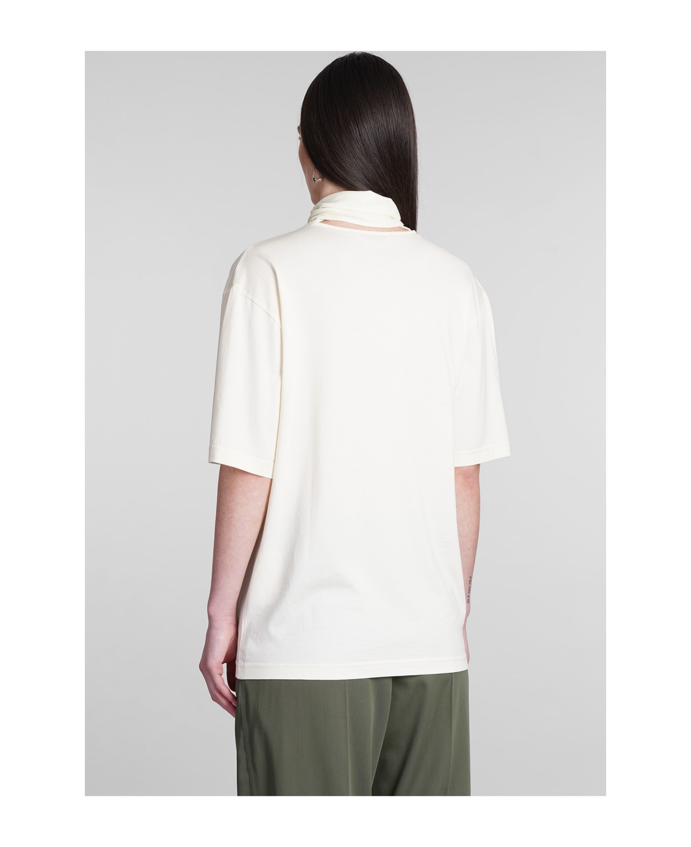 Lemaire T-shirt In Beige Cotton - YELLOW Tシャツ