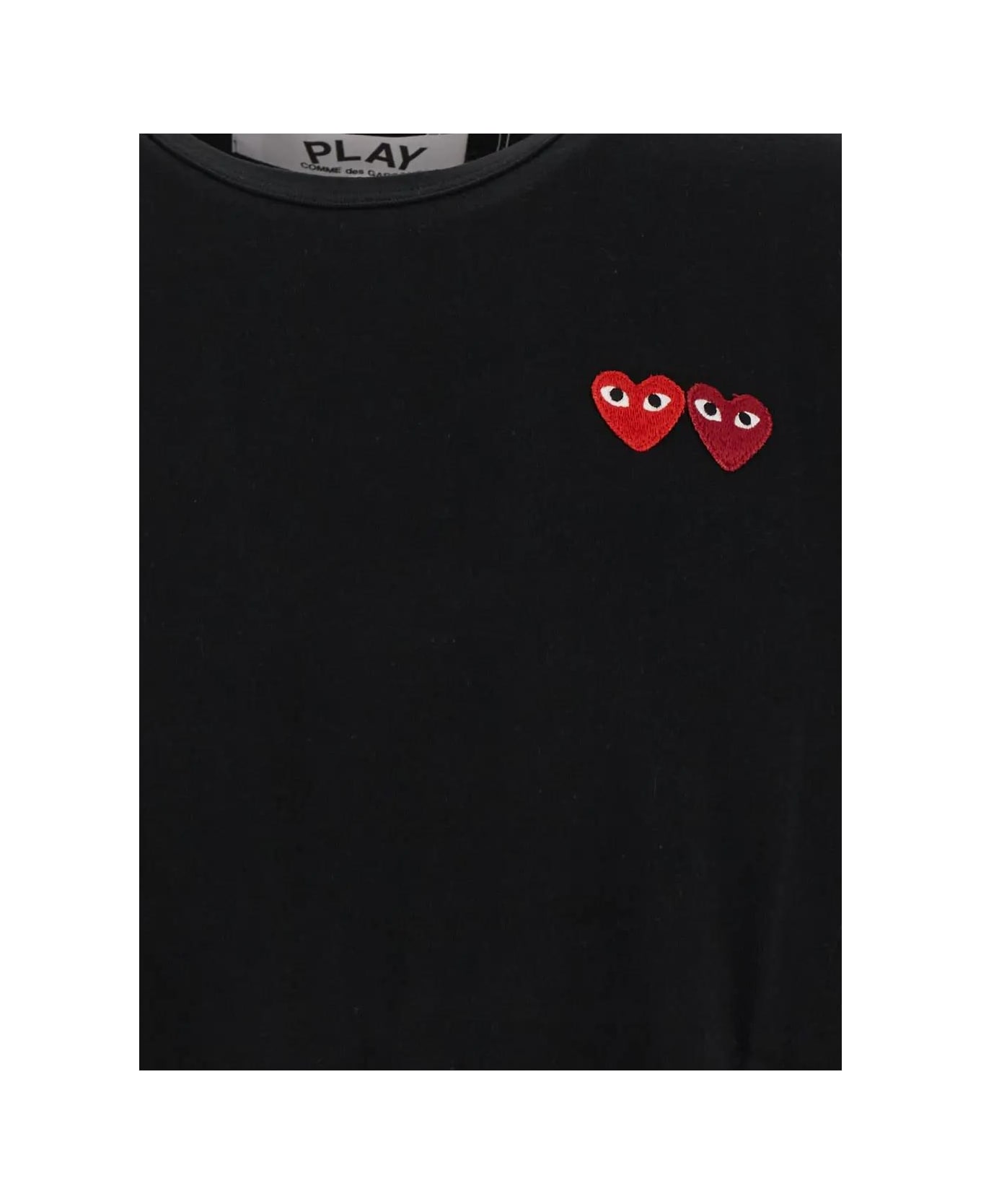 Comme des Garçons Play Cotton T-shirt - BLACK