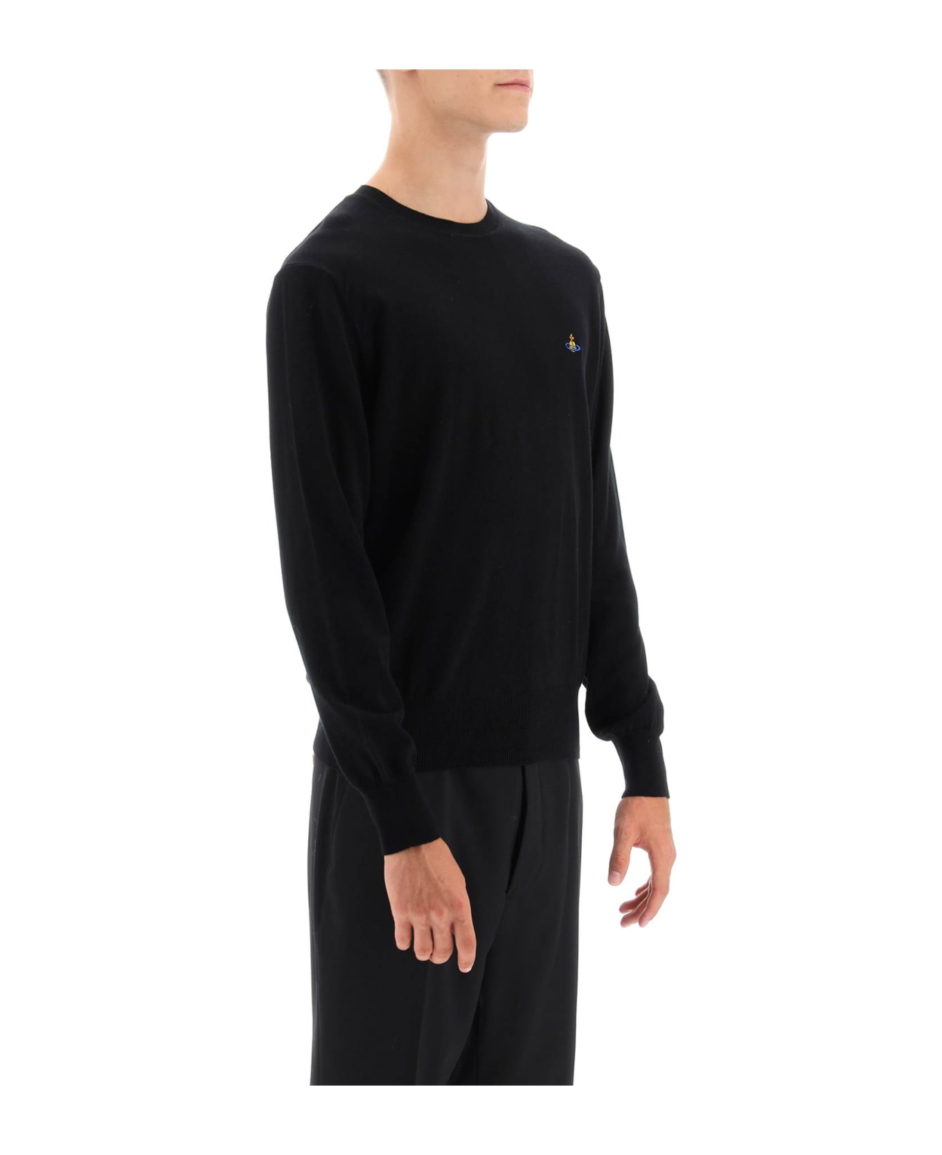 Vivienne Westwood Organic Cotton And Cashmere Sweater - BLACK (Black) ニットウェア