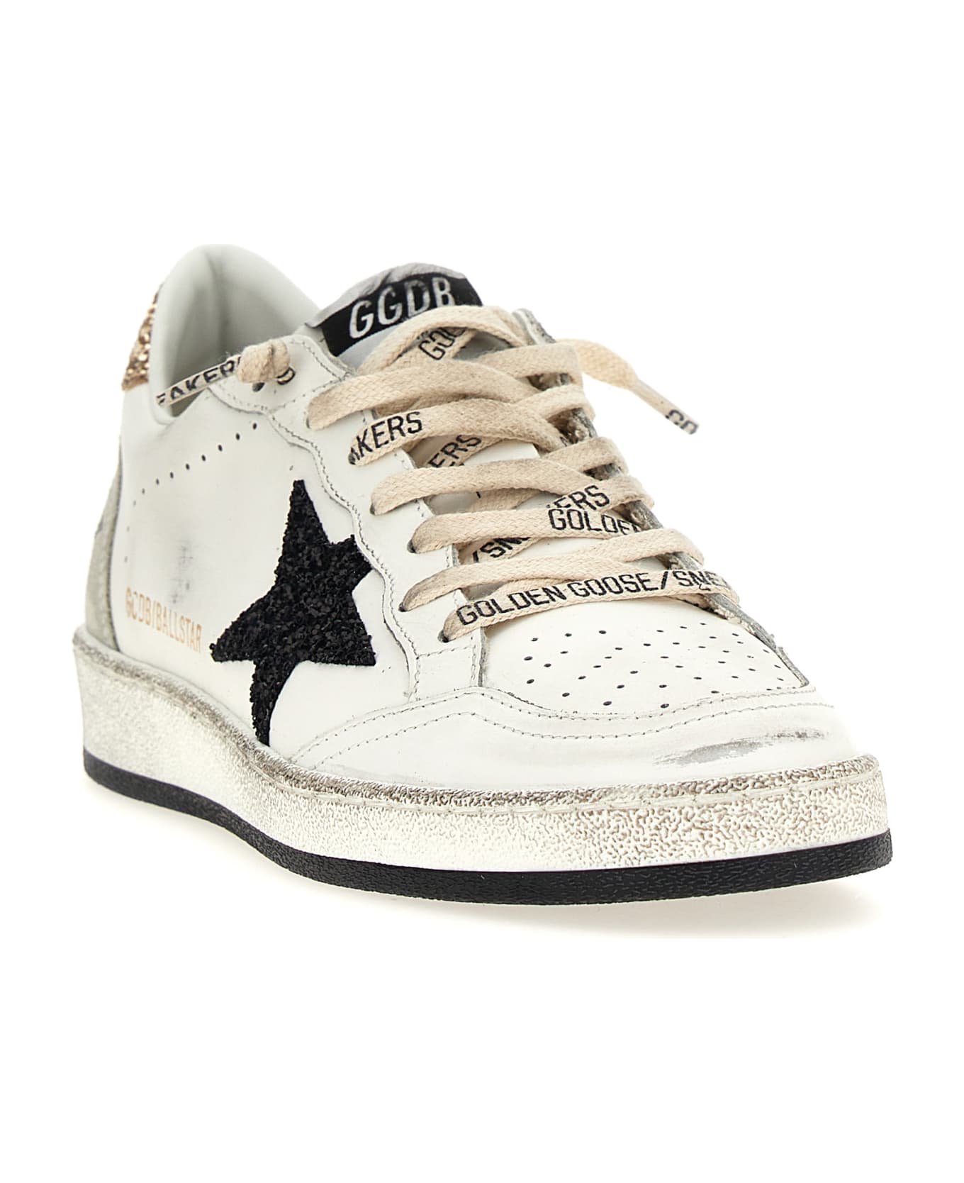 Golden Goose 'ball Star' Sneakers - Bianco