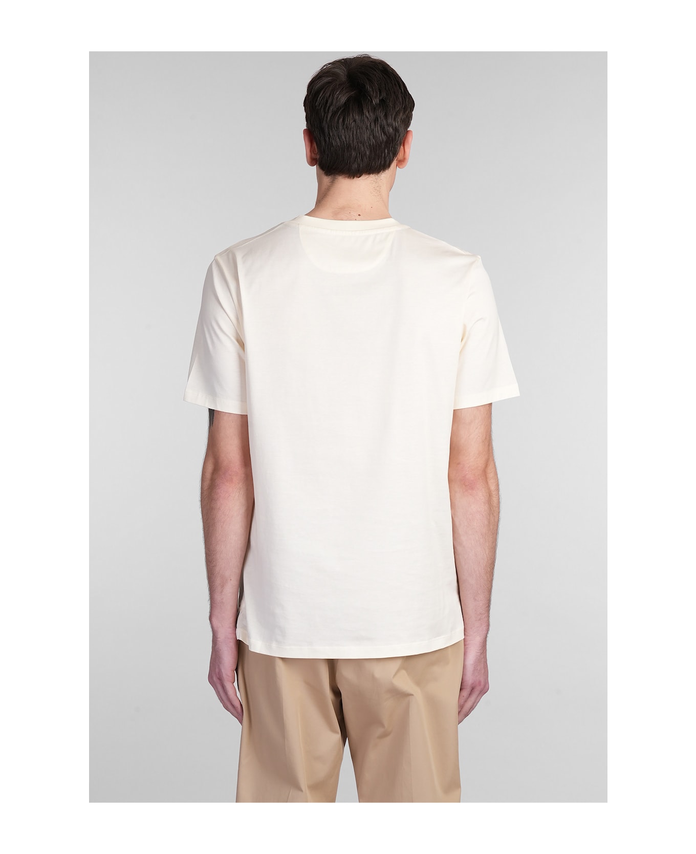 Paul Smith T-shirt In Beige Cotton - beige
