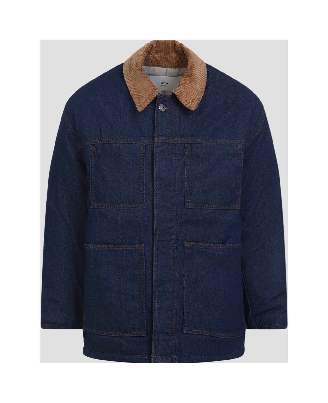 Ami Alexandre Mattiussi Padded Worker Jacket - Indigo