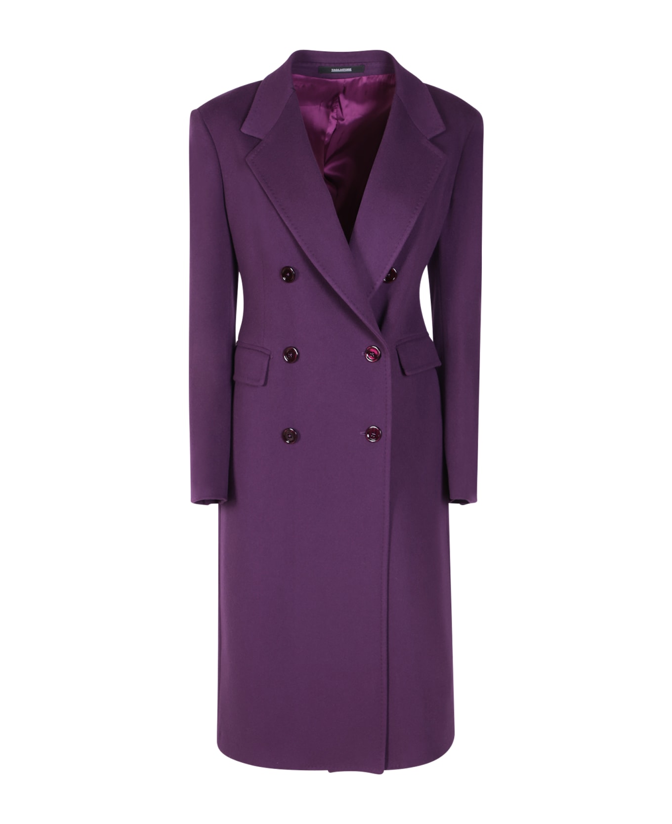 Tagliatore Wool Meryl Coat Purple - Purple