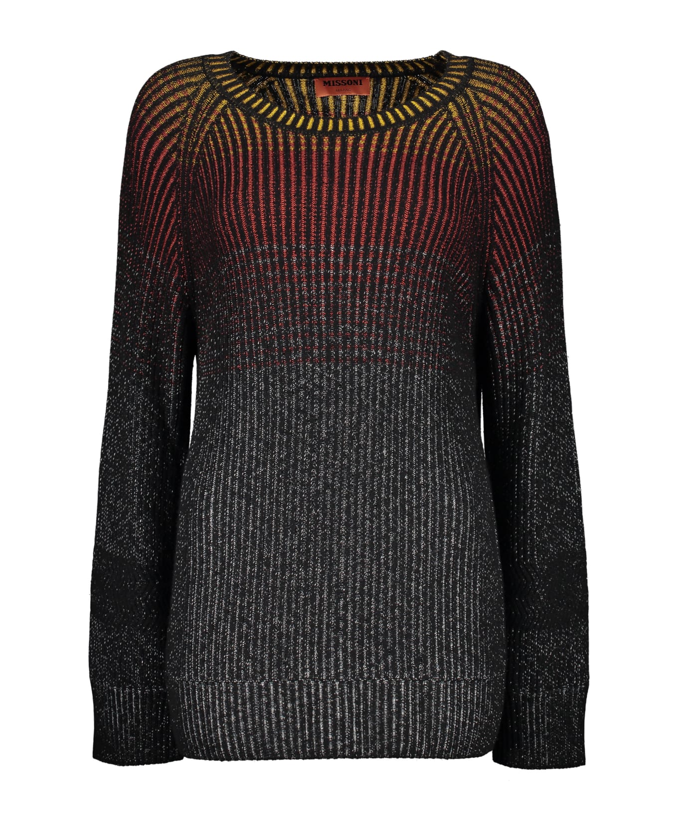 Missoni Wool-blend Crew-neck Sweater - Multicolor