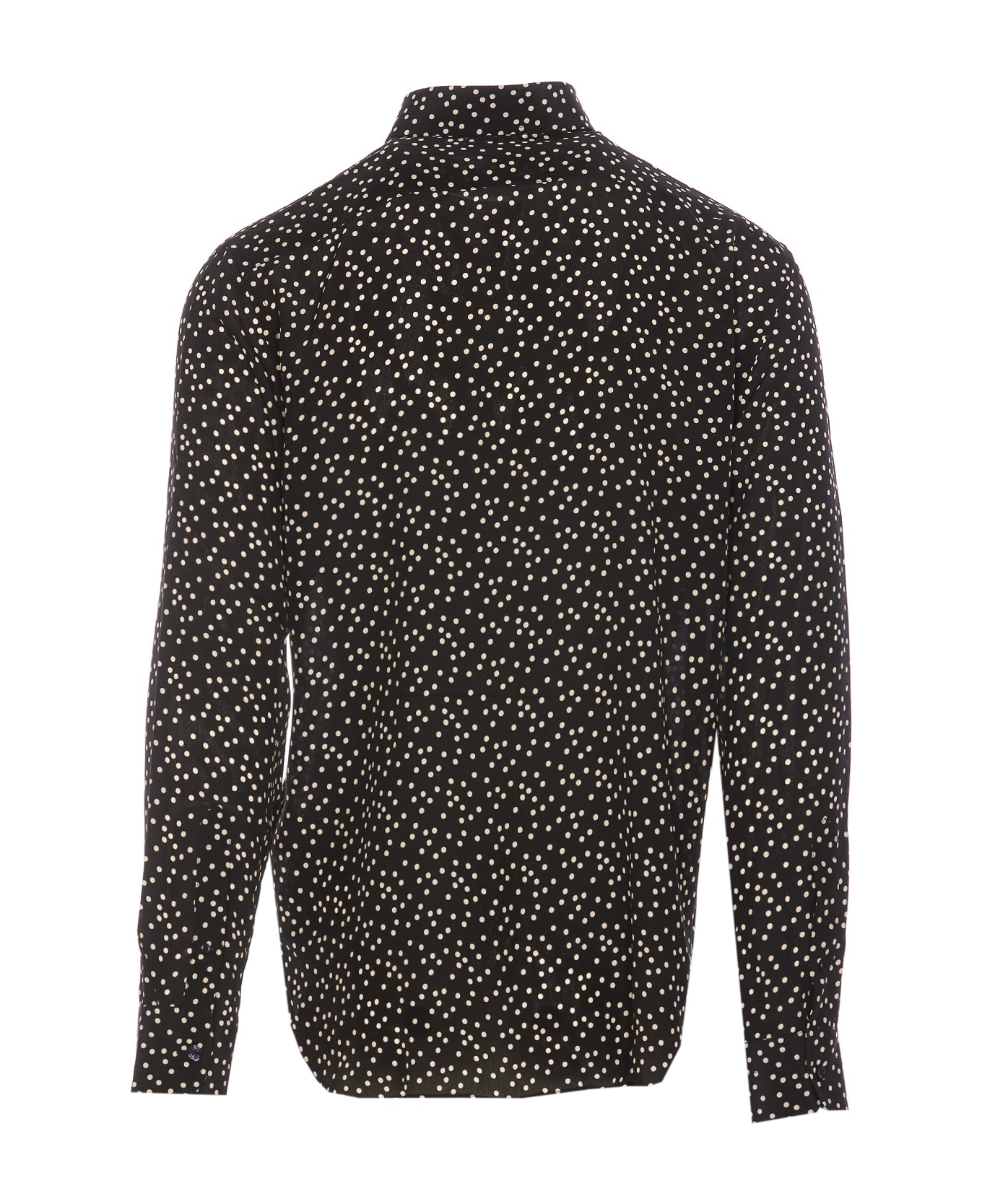 Tom Ford Dot Print Shirt - Black