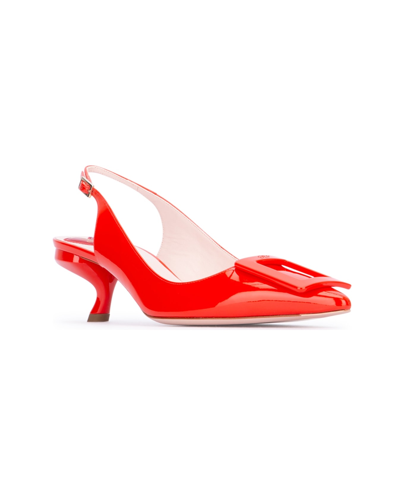 Roger Vivier Virgule Sling Back Dec 55 - SUNSETRED ハイヒール