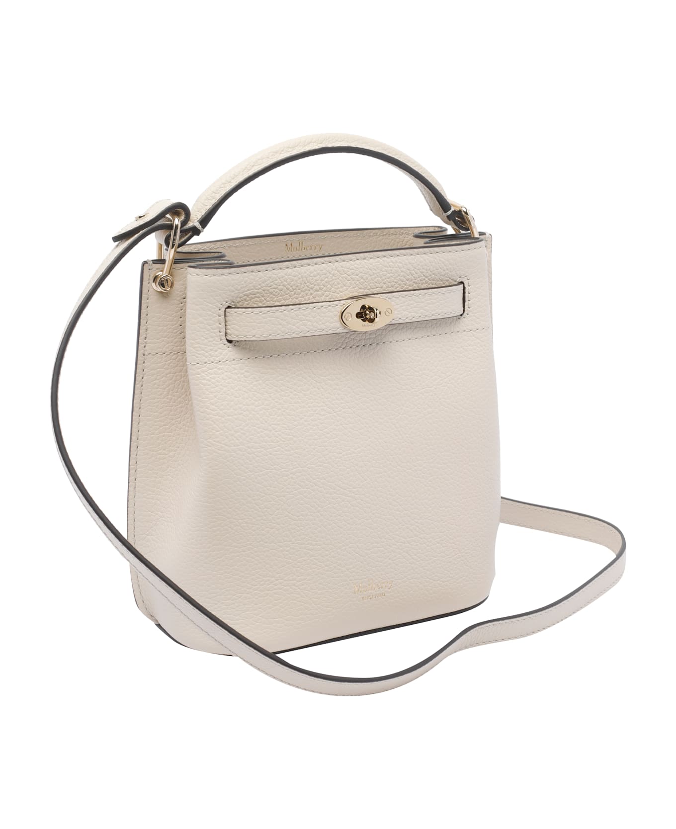 Mulberry Mini Islington Bucket Bag - White