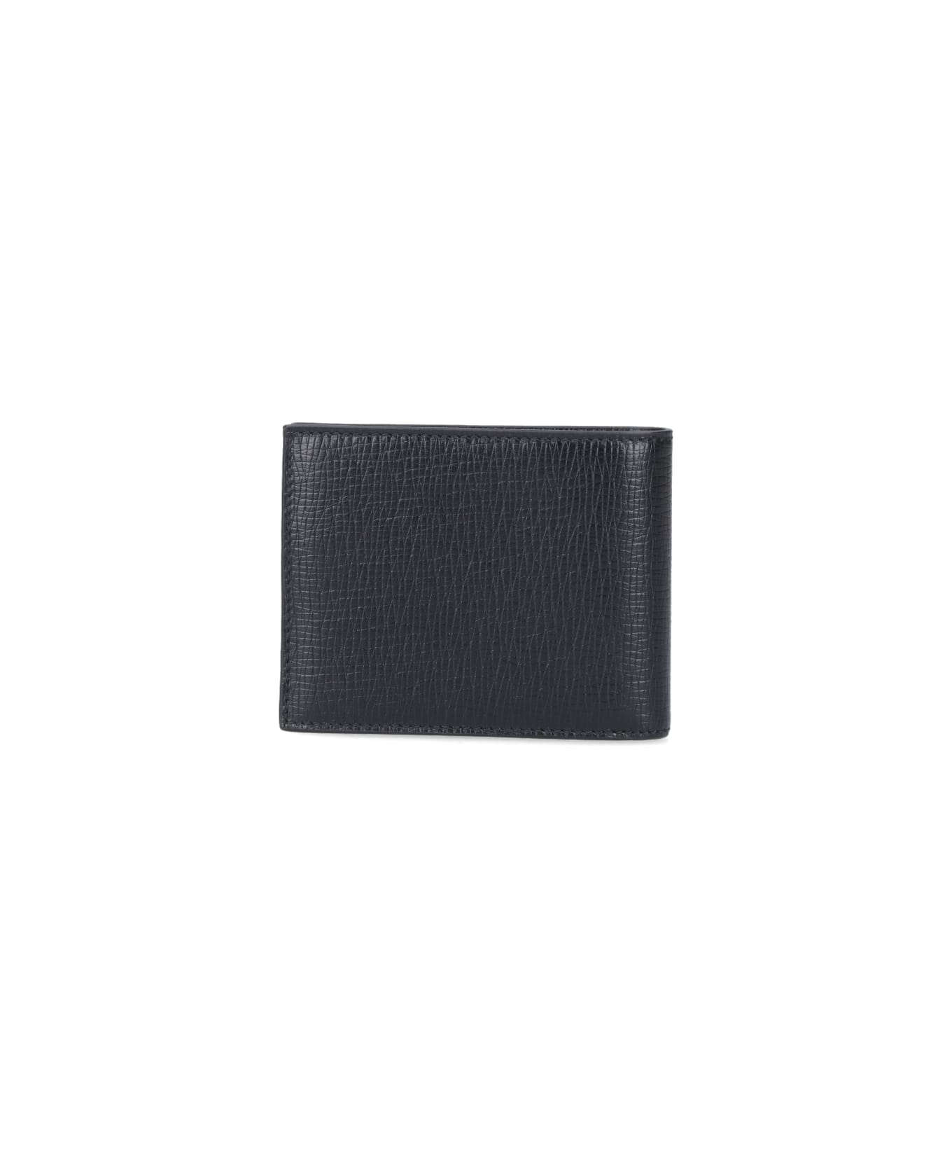 Ferragamo Bi-fold Wallets - Black  
