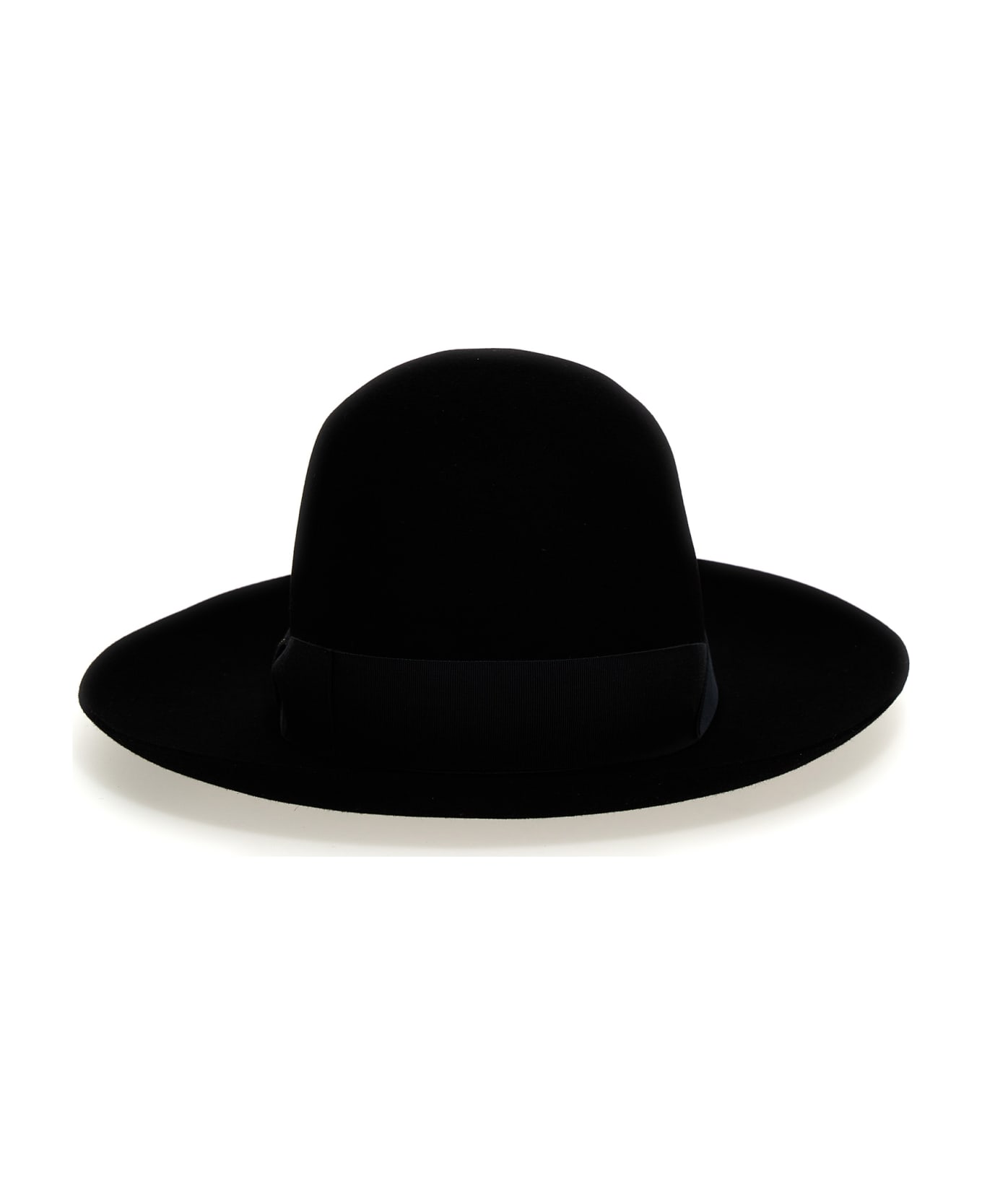 Borsalino 'q.s. Folar Liscio' Hat - Black  