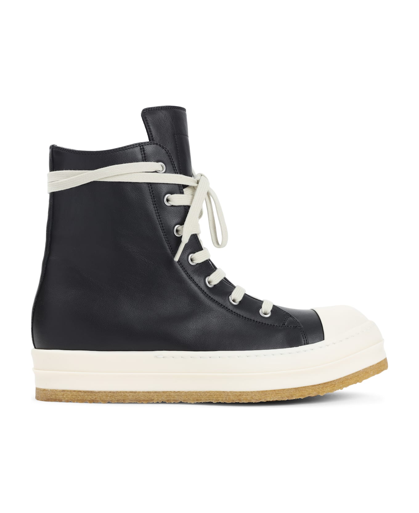 Rick Owens Creep Sneakers - Black Milk Milk
