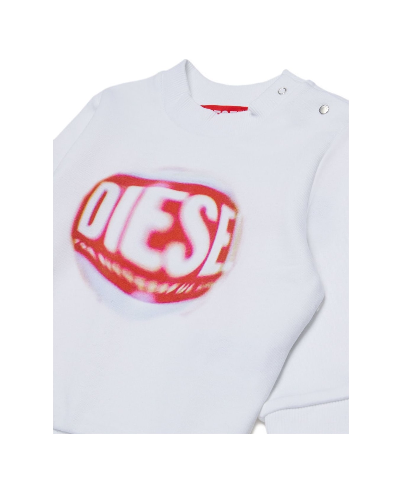 Diesel Kids Stajikb Sweatshirt - White