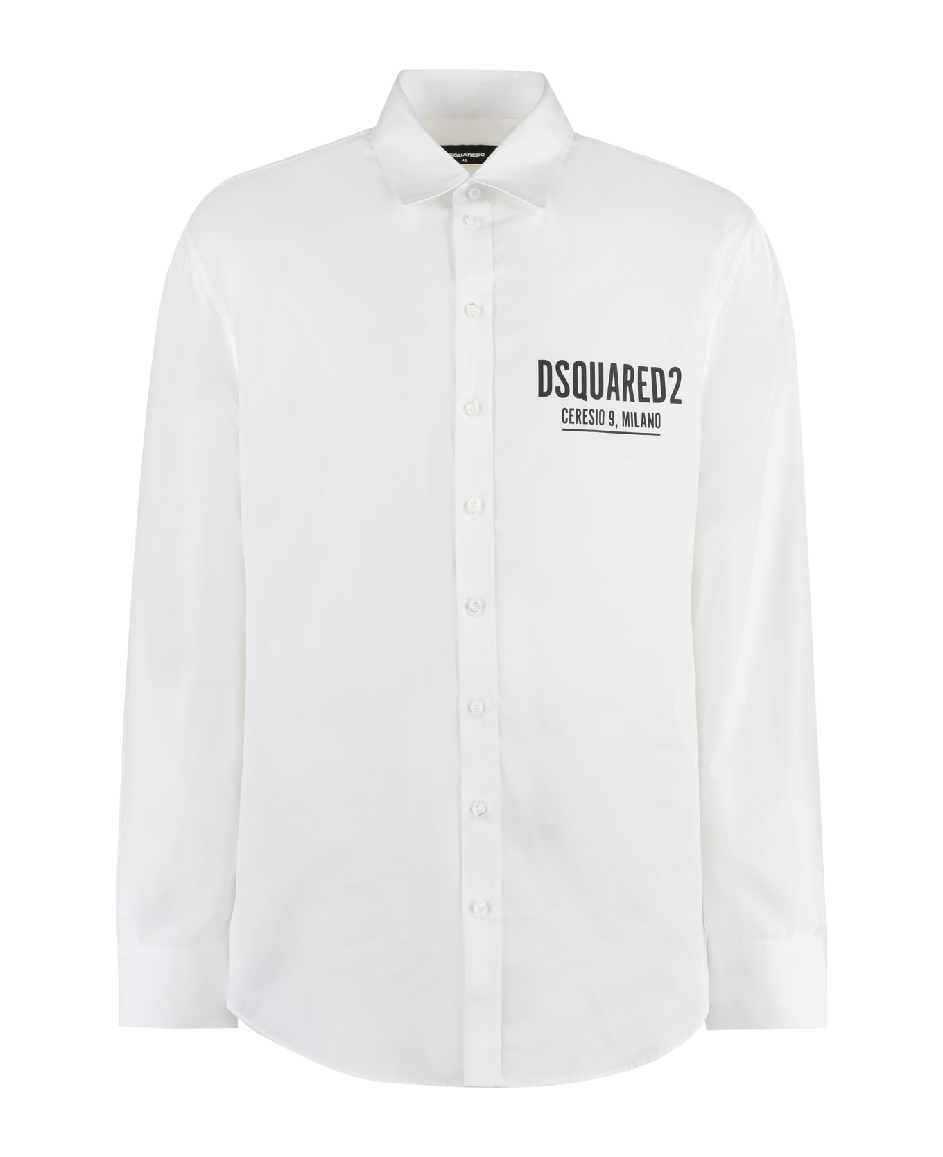 Dsquared2 Shirt With Logo Print - White シャツ