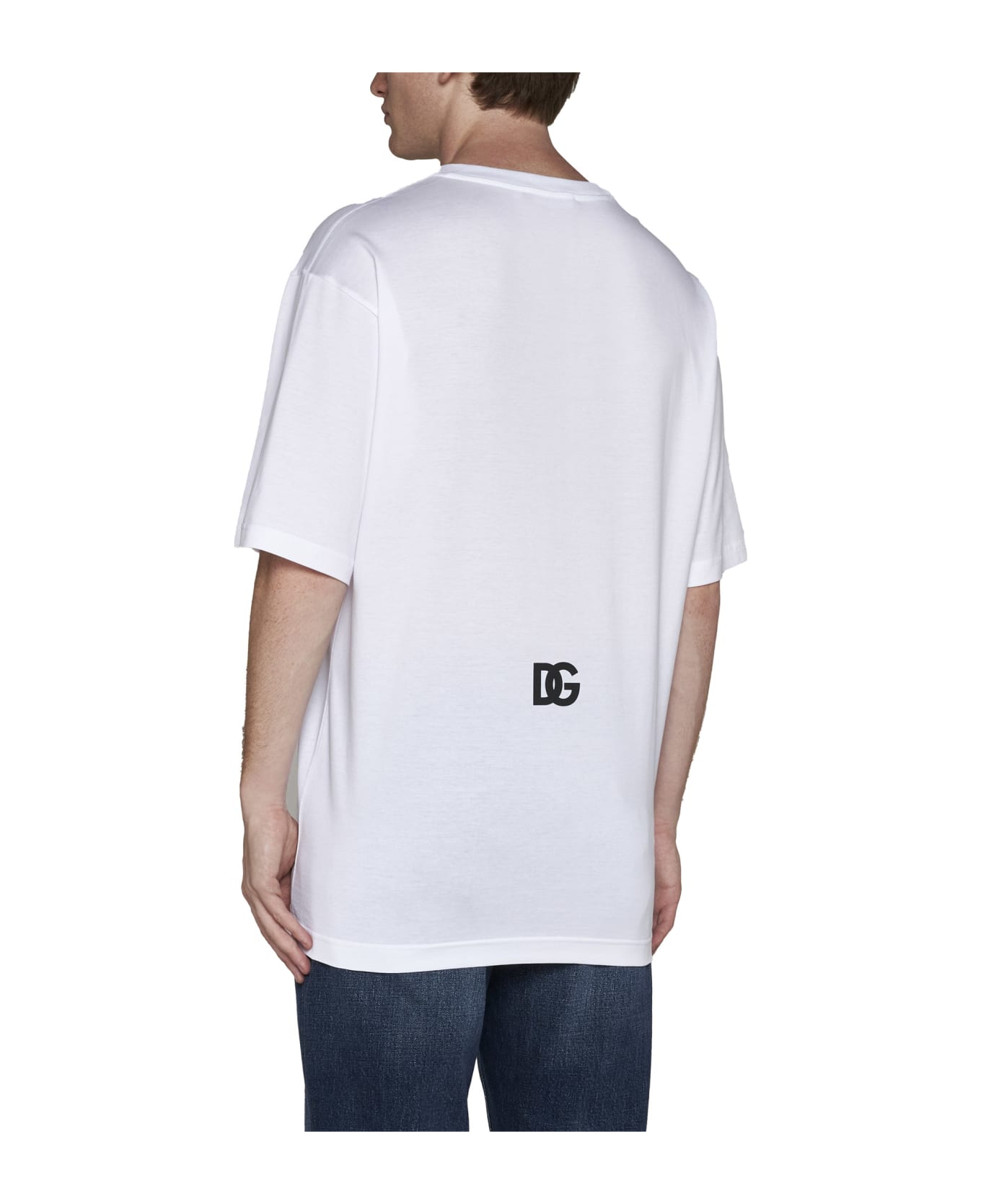 Dolce & Gabbana Dg Logo T-shirt - White シャツ