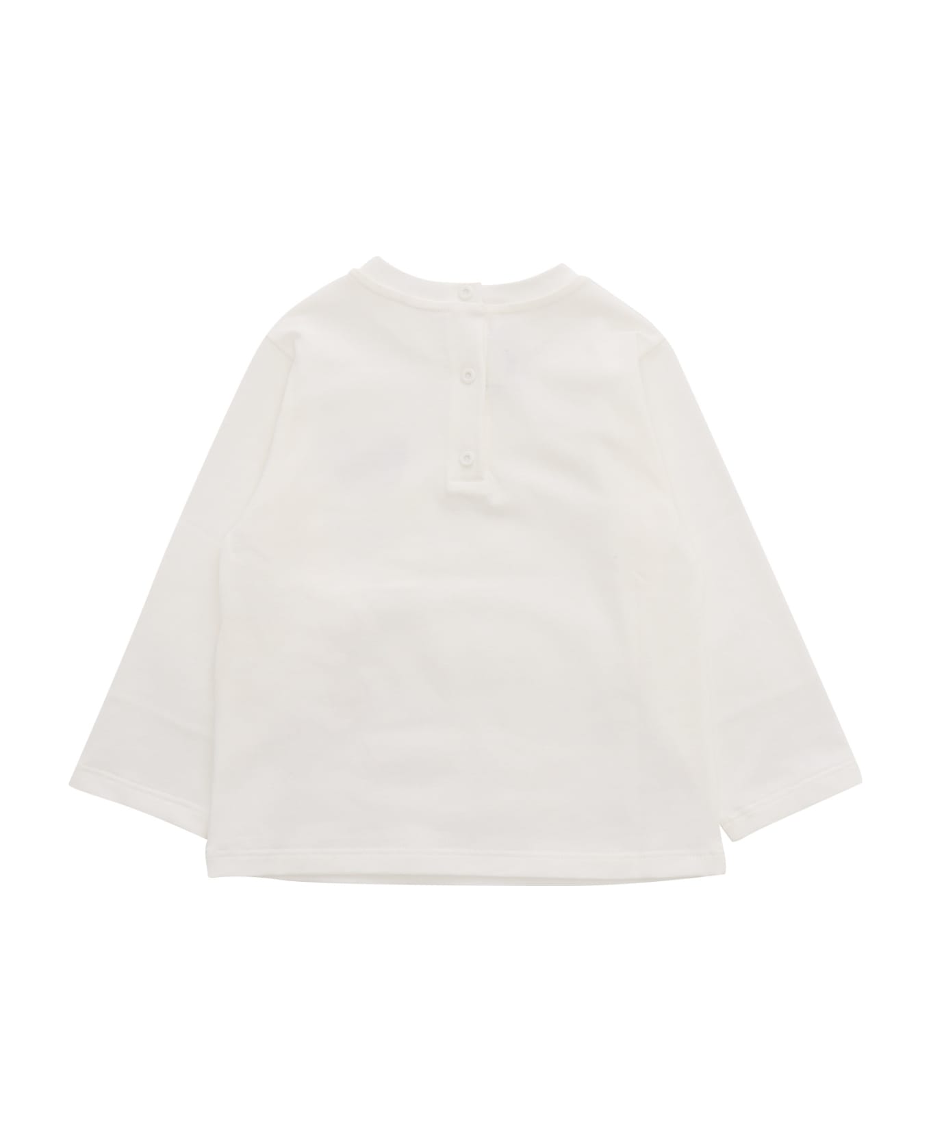 Fendi Jersey Stretch T-shirt - WHITE