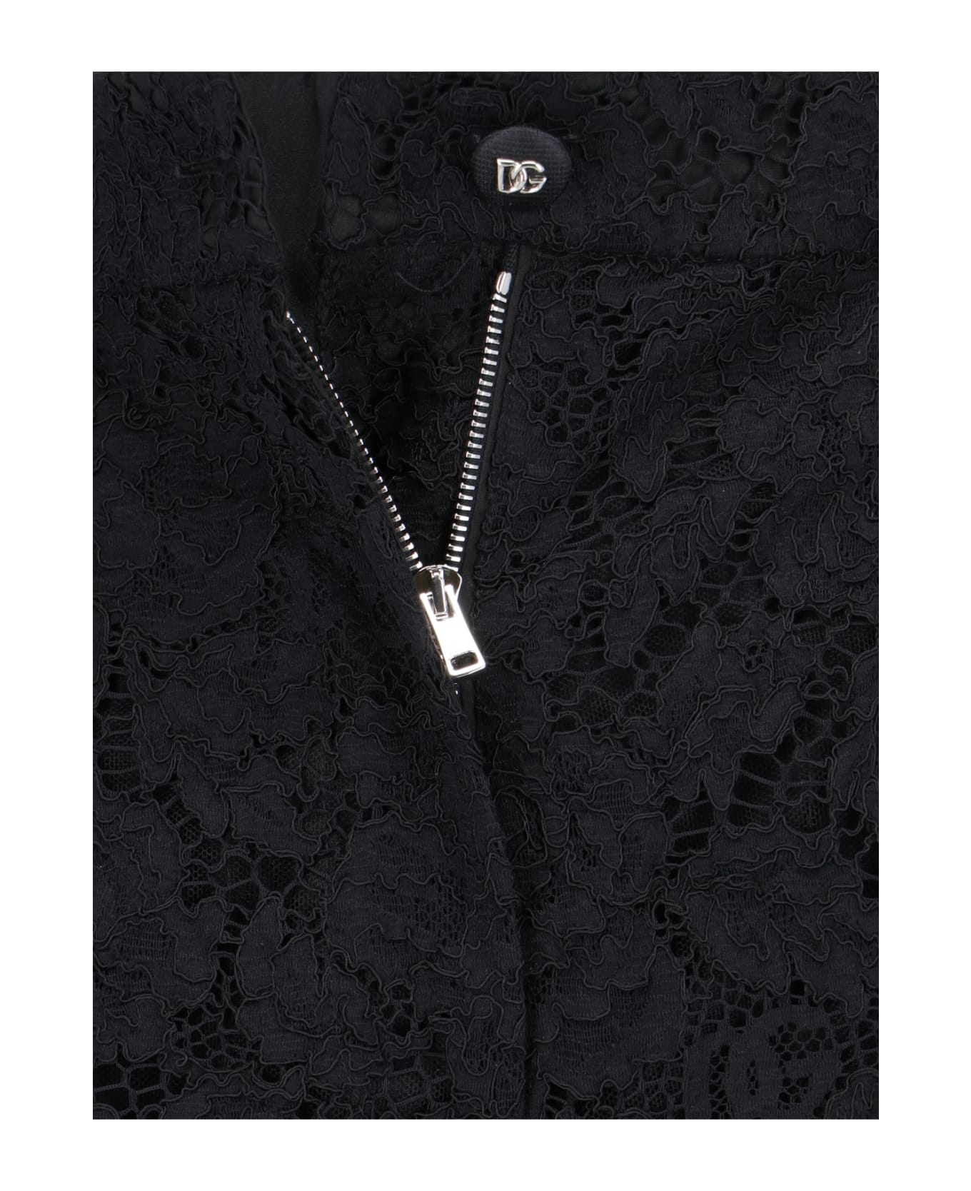 Dolce & Gabbana Flare Lace Pants - Black   ボトムス