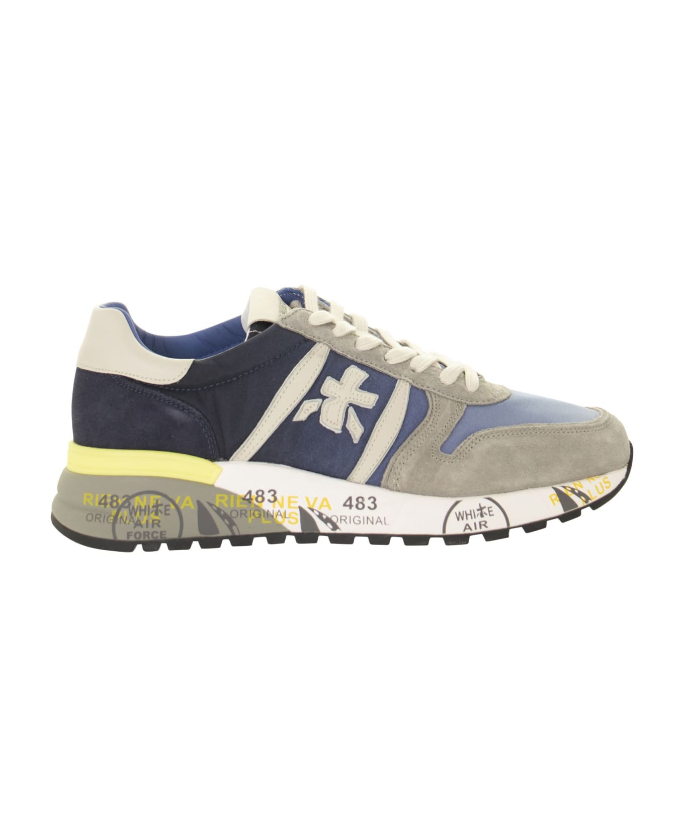 Premiata Lander 4587 Sneakers - Blue/grey スニーカー