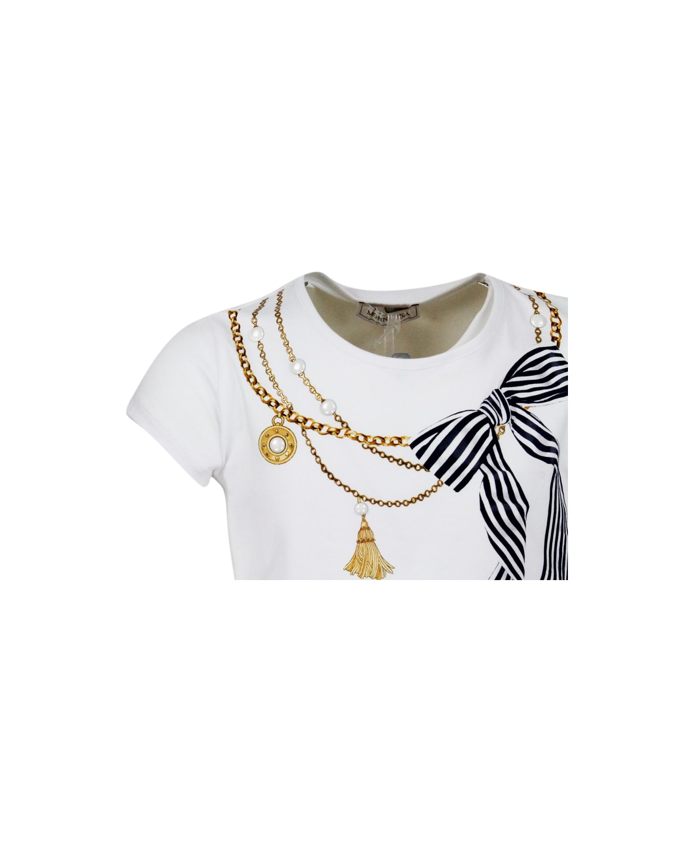 Monnalisa T-Shirt - White