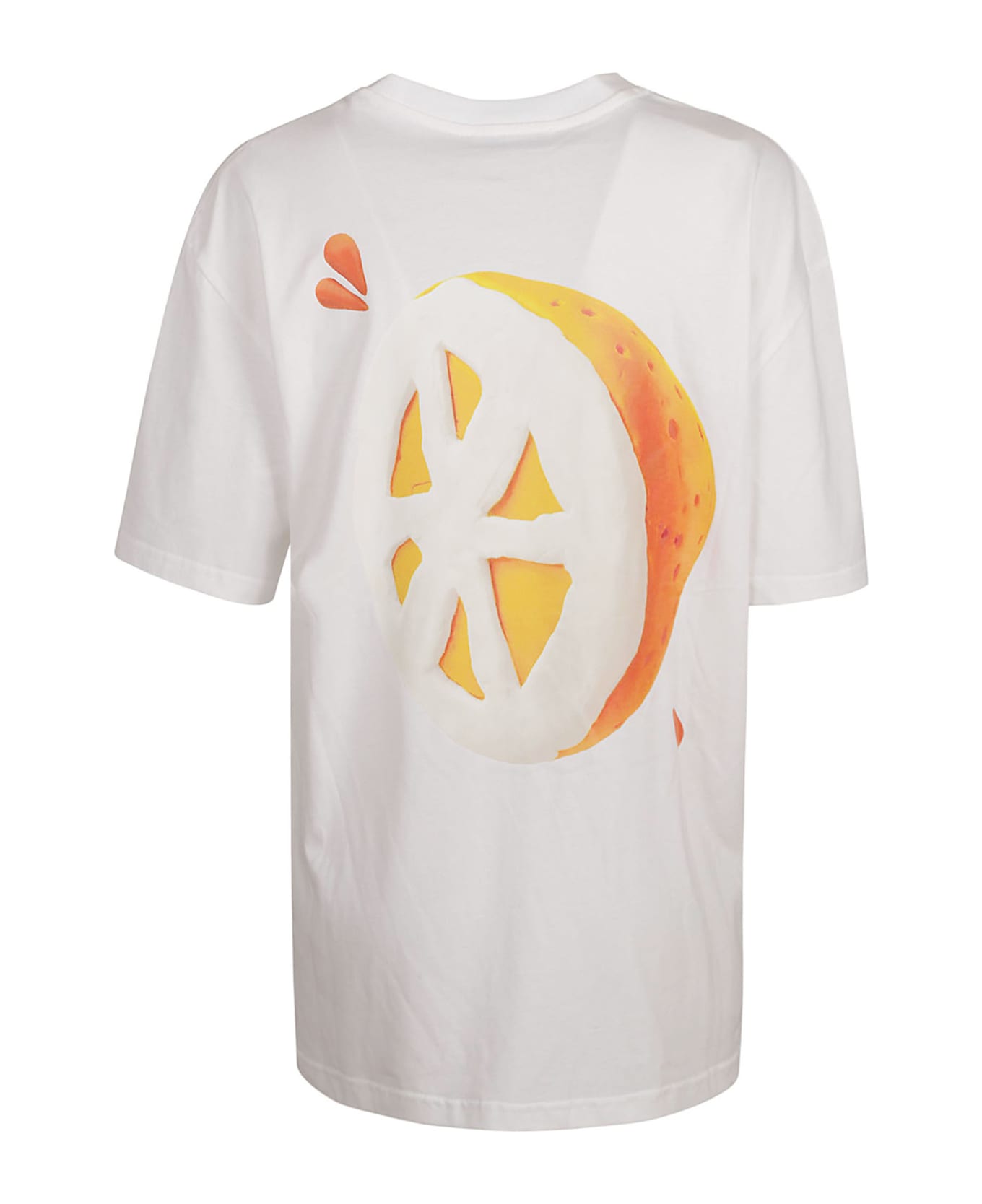 J.W. Anderson Orange Print T-shirt - White シャツ