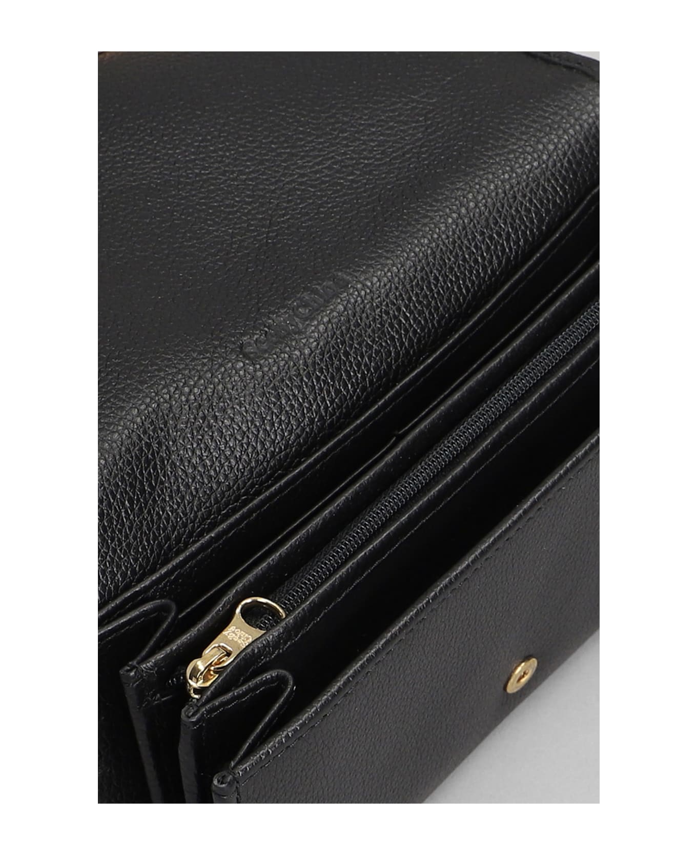 See by Chloé Lizzie Wallet In Black Leather - black