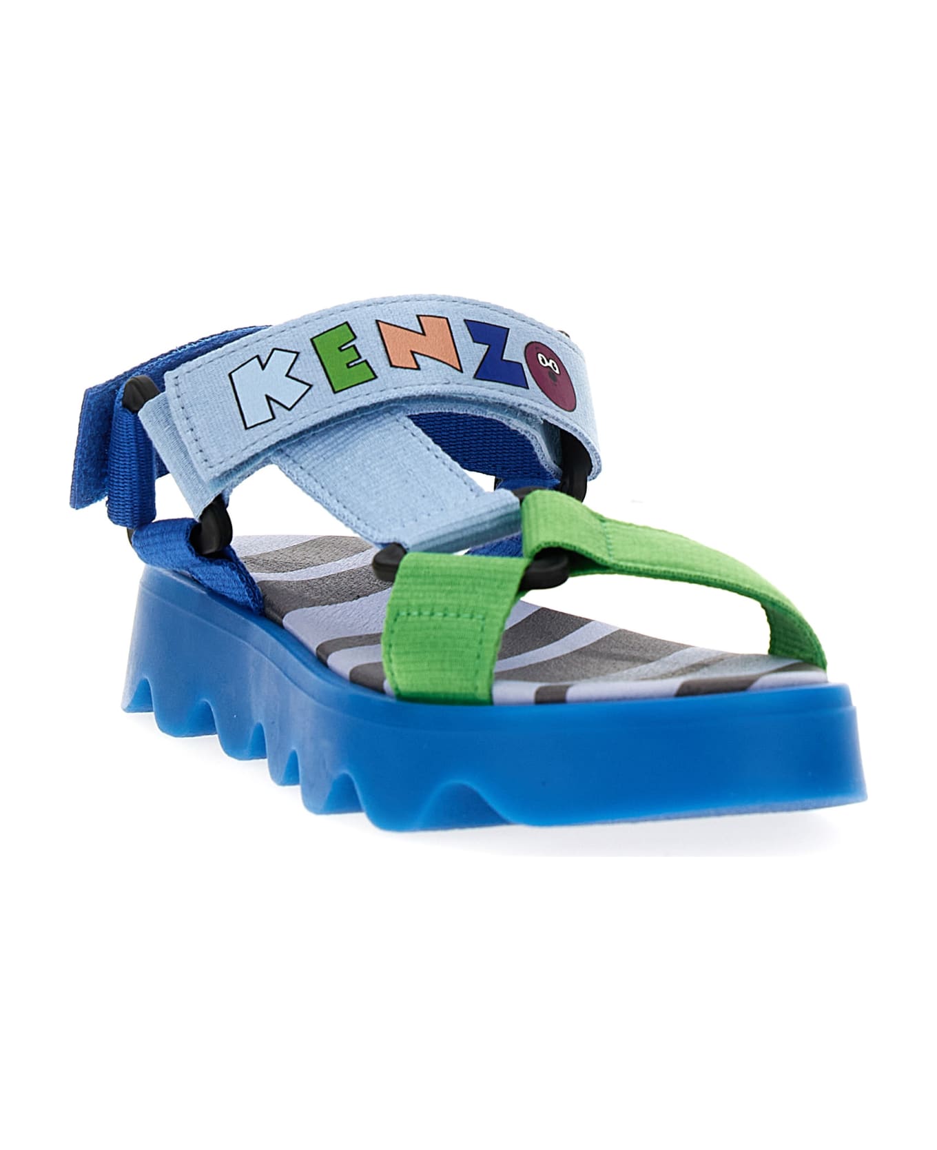 Kenzo Kids Logo Band Sandals - Multicolor