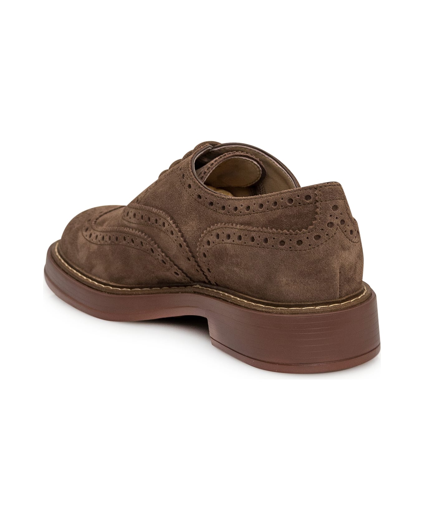 Tod's Suede Lace-up Shoes - brown