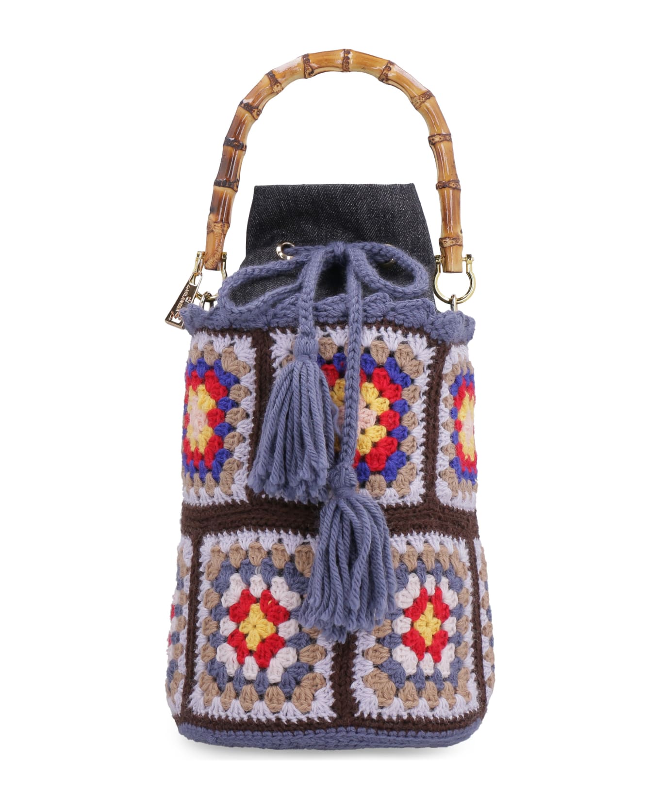 LaMilanesa Crochet Bucket Bag - Multicolor