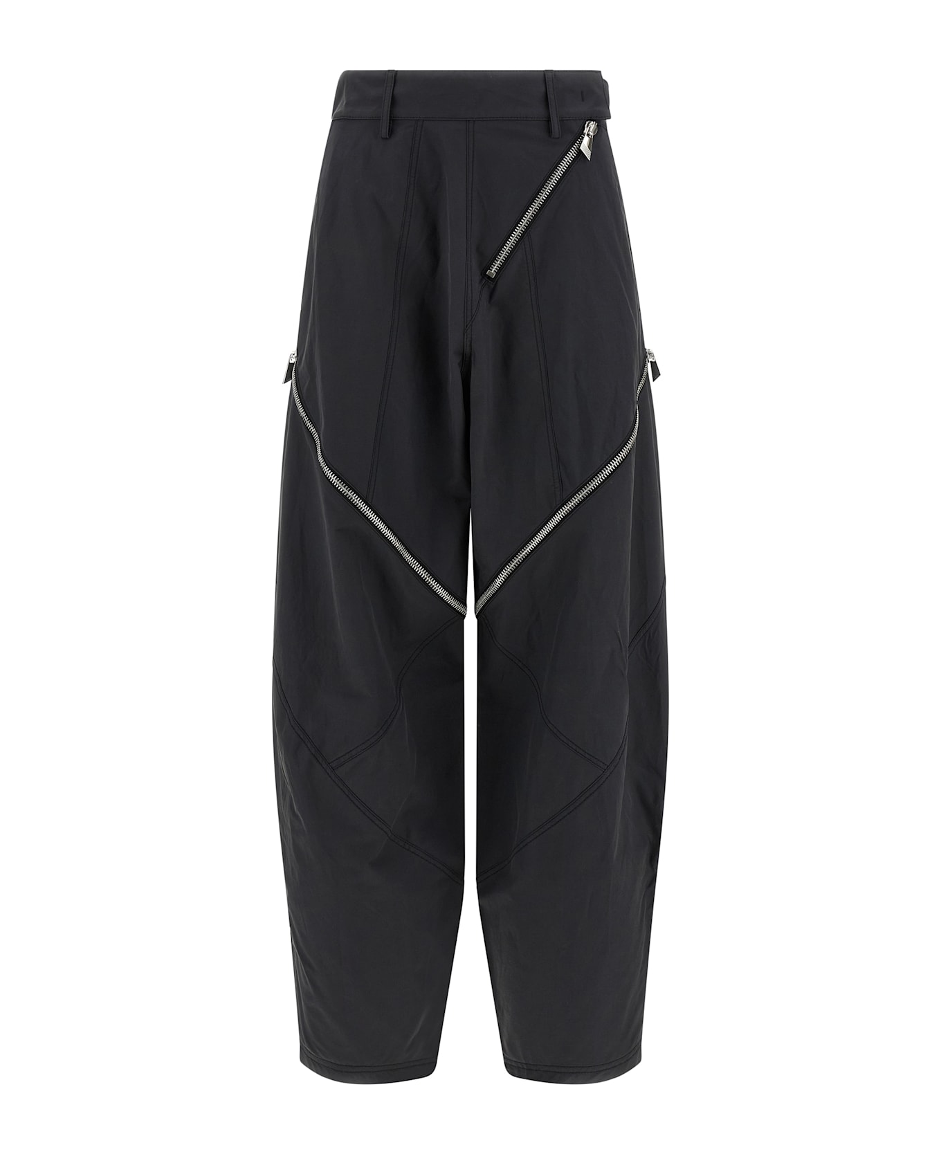 The Attico Zip Pants - Gray