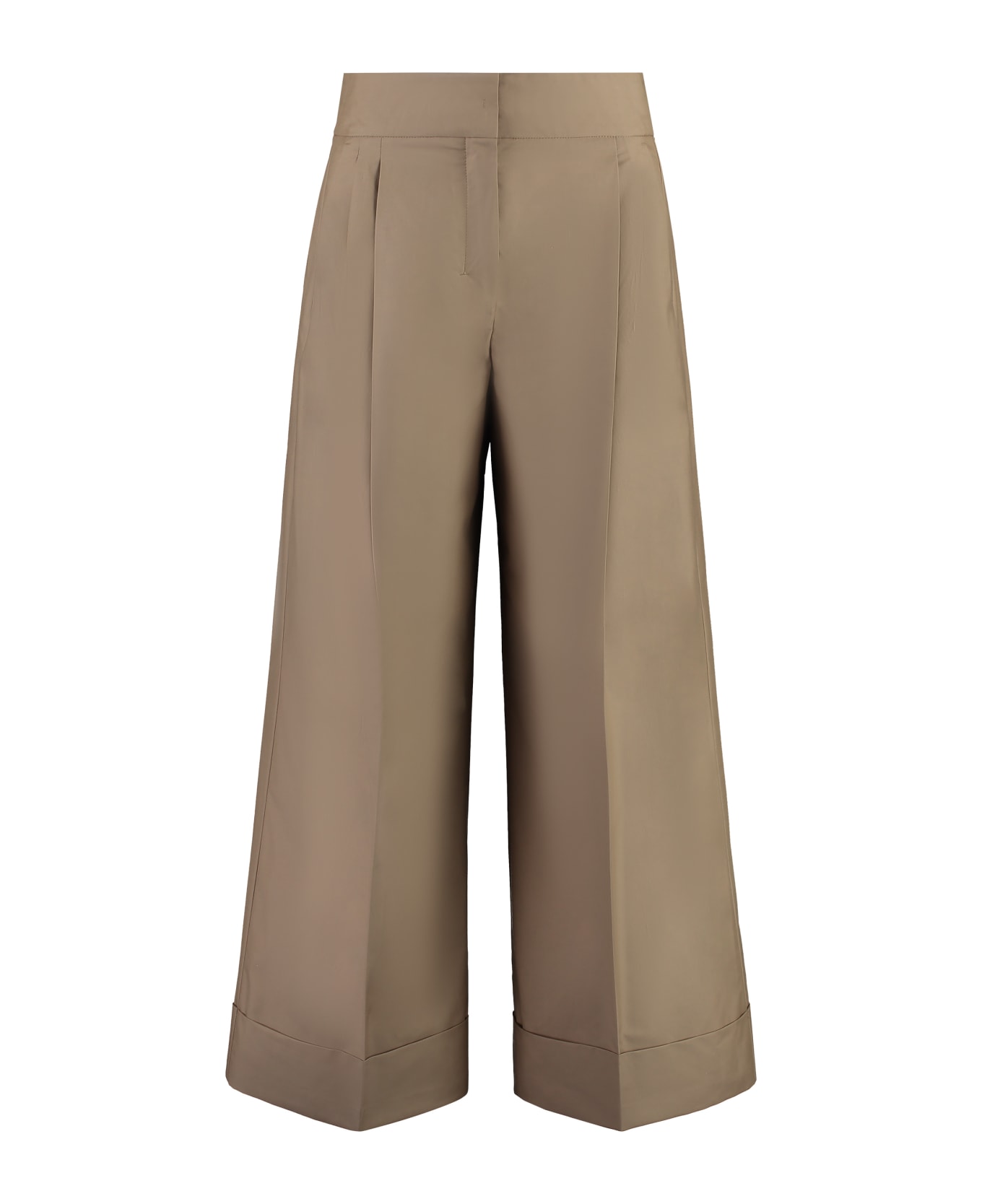 'S Max Mara Abba Cropped Trousers - Camel