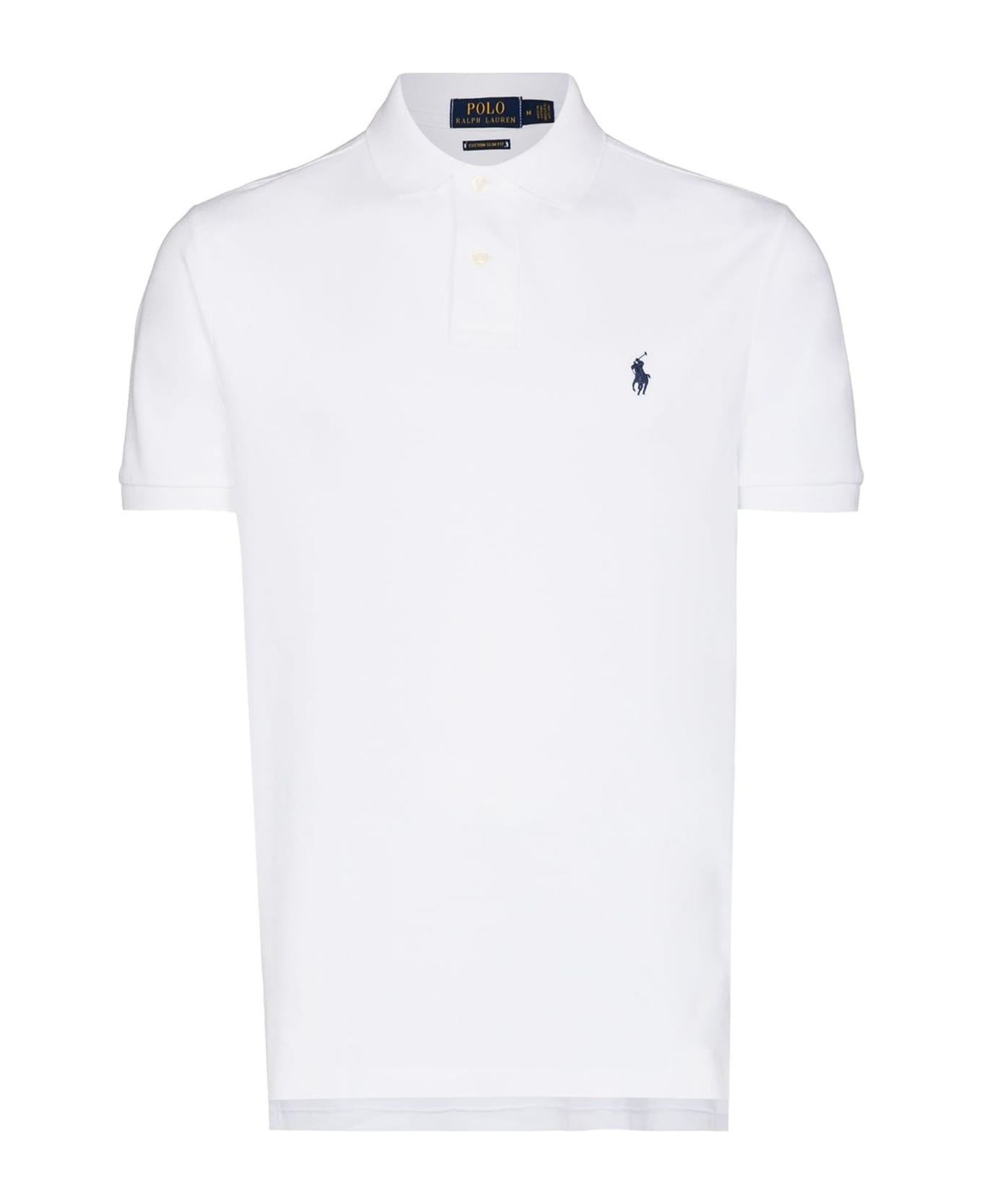 Ralph Lauren White Cotton Polo Shirt - 002 ポロシャツ