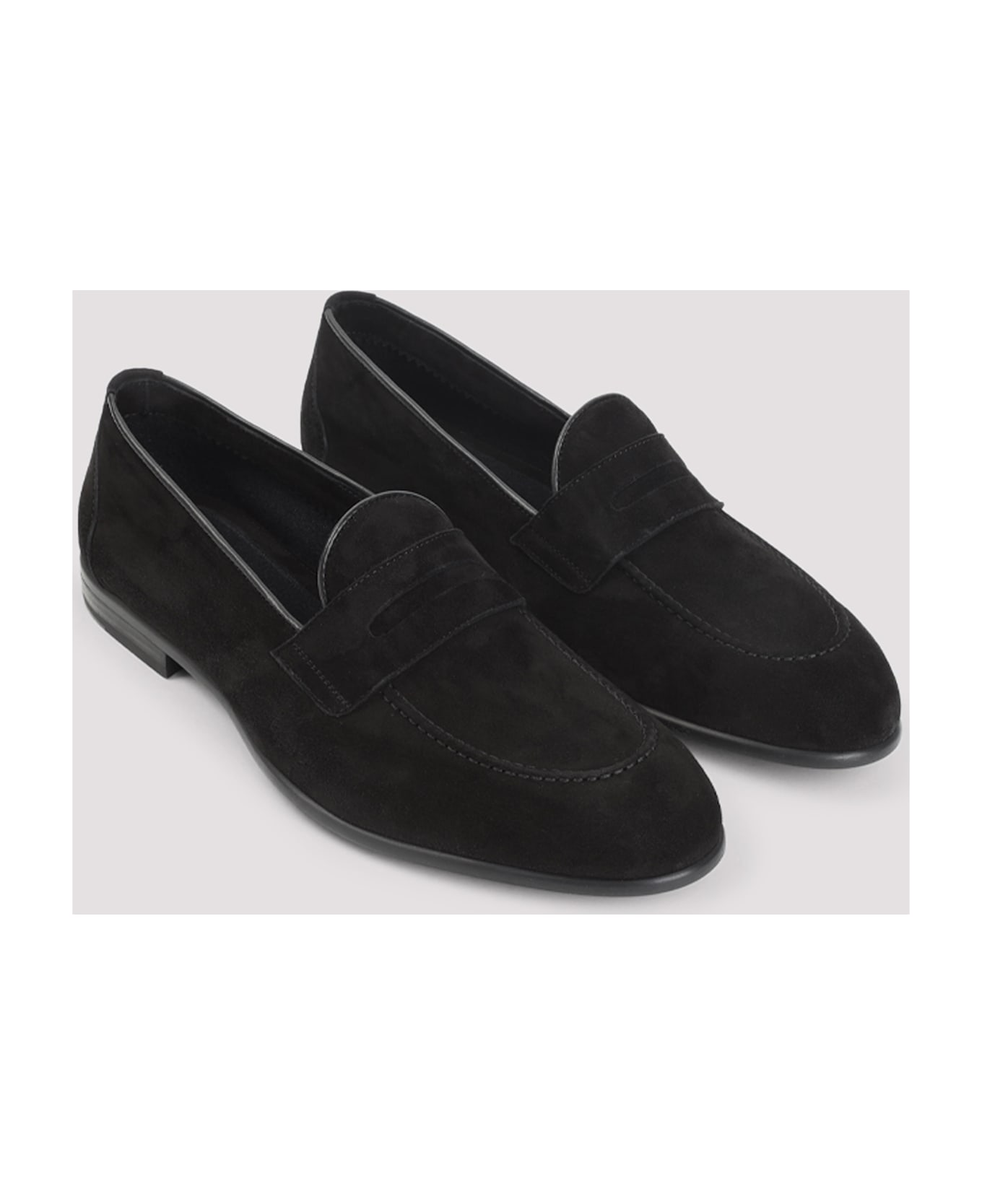 Brioni Penny Loafers - Black