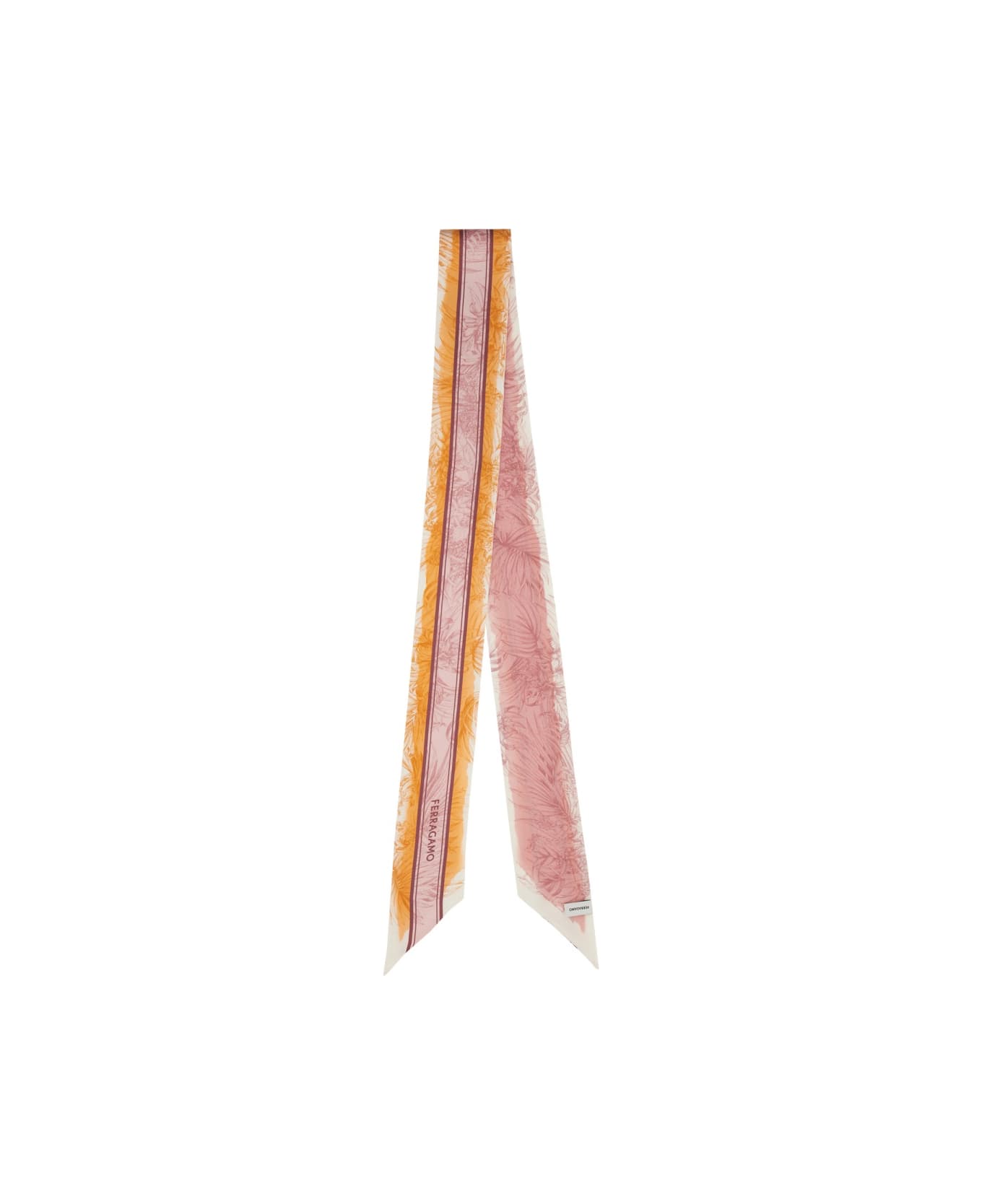 Ferragamo Bandeau Print "gravure" - PINK