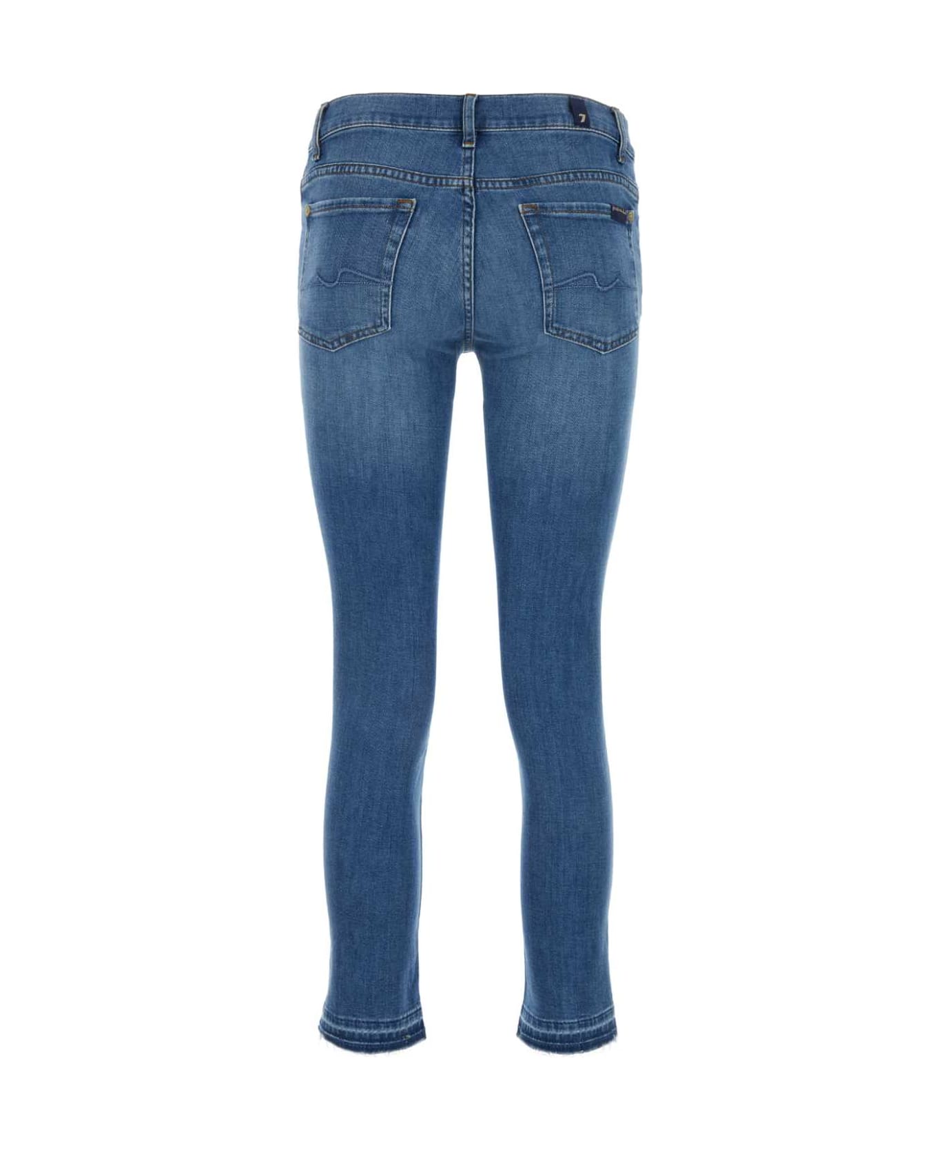 7 For All Mankind Stretch Denim Roxanne Jeans - LAVAGGIOSCURO