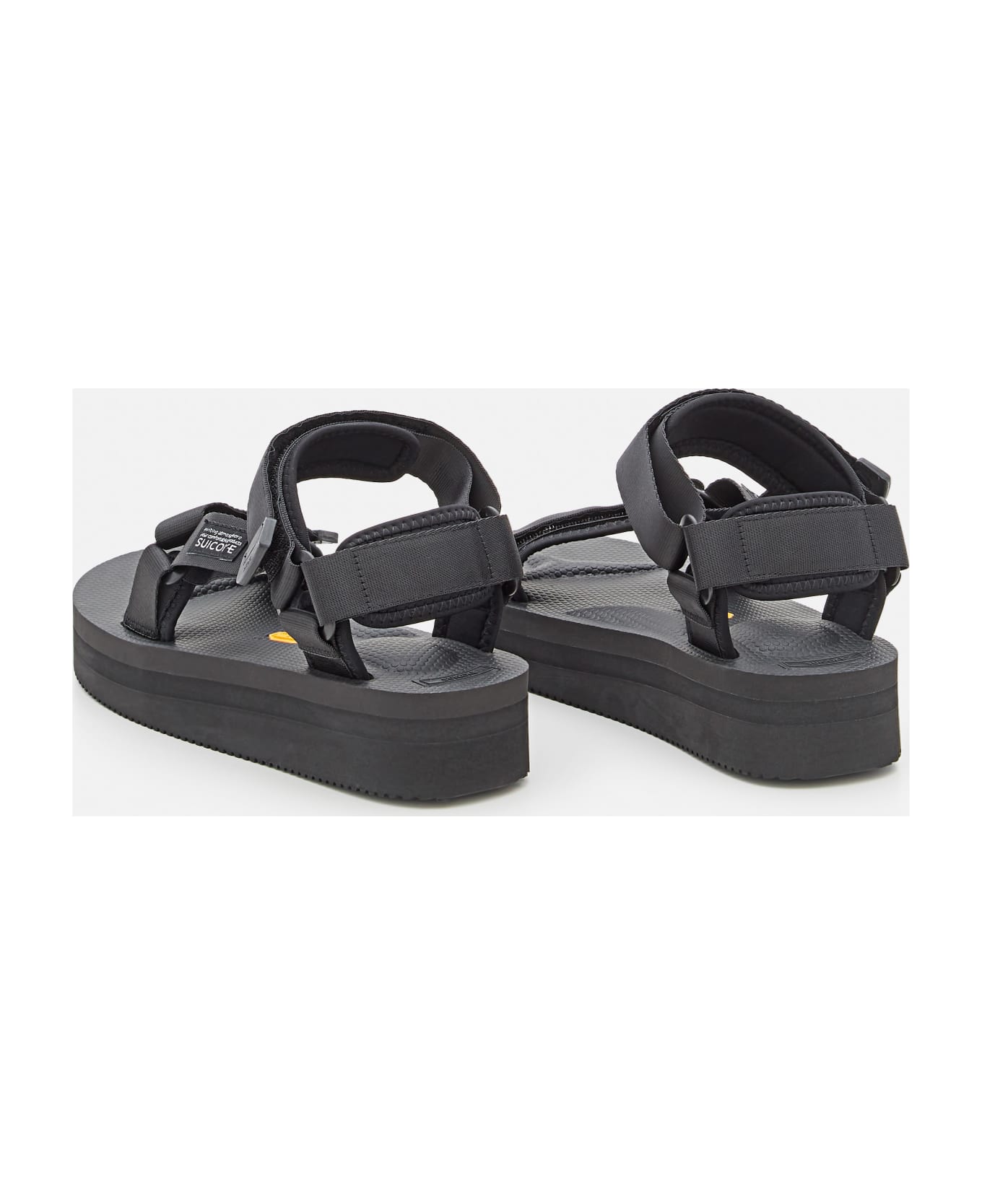 SUICOKE Depa Platfortm Sandals - Black