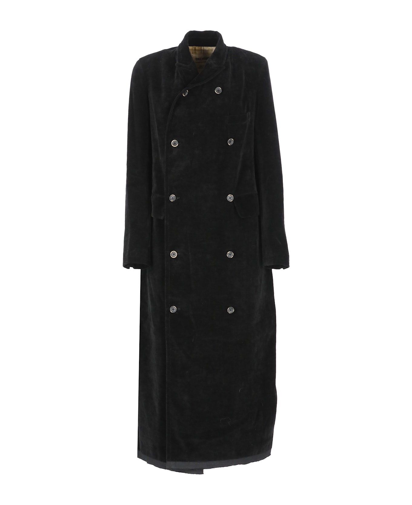 Uma Wang Cigna Coat - BLACK