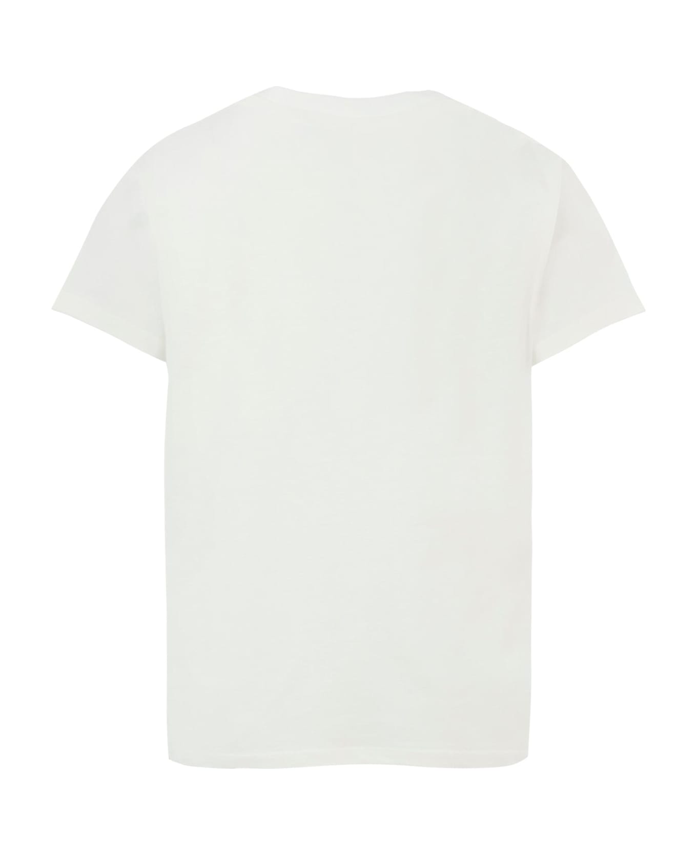 Pucci White T-shirt For Girl With Logo - White