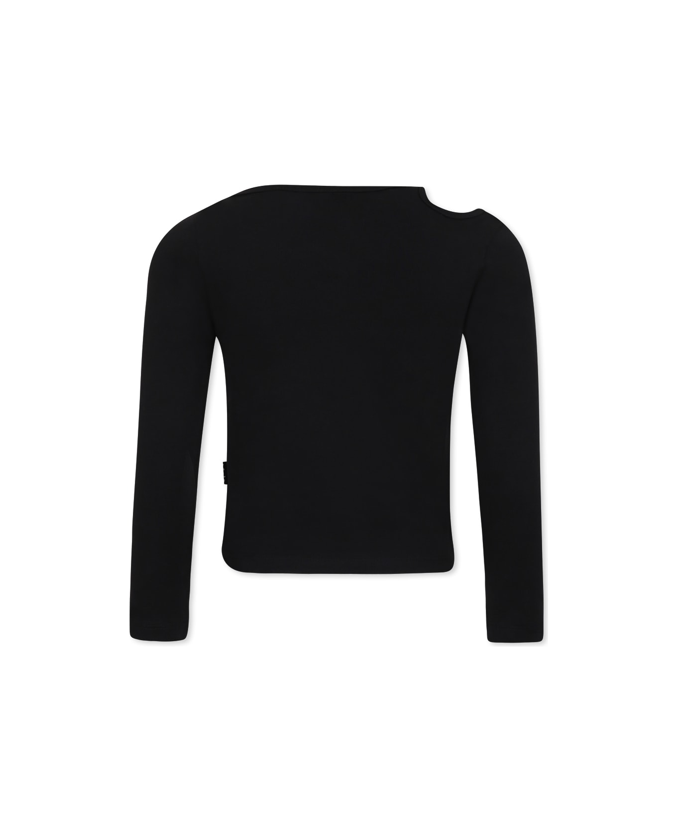 Molo Black T-shirt For Girl - Black